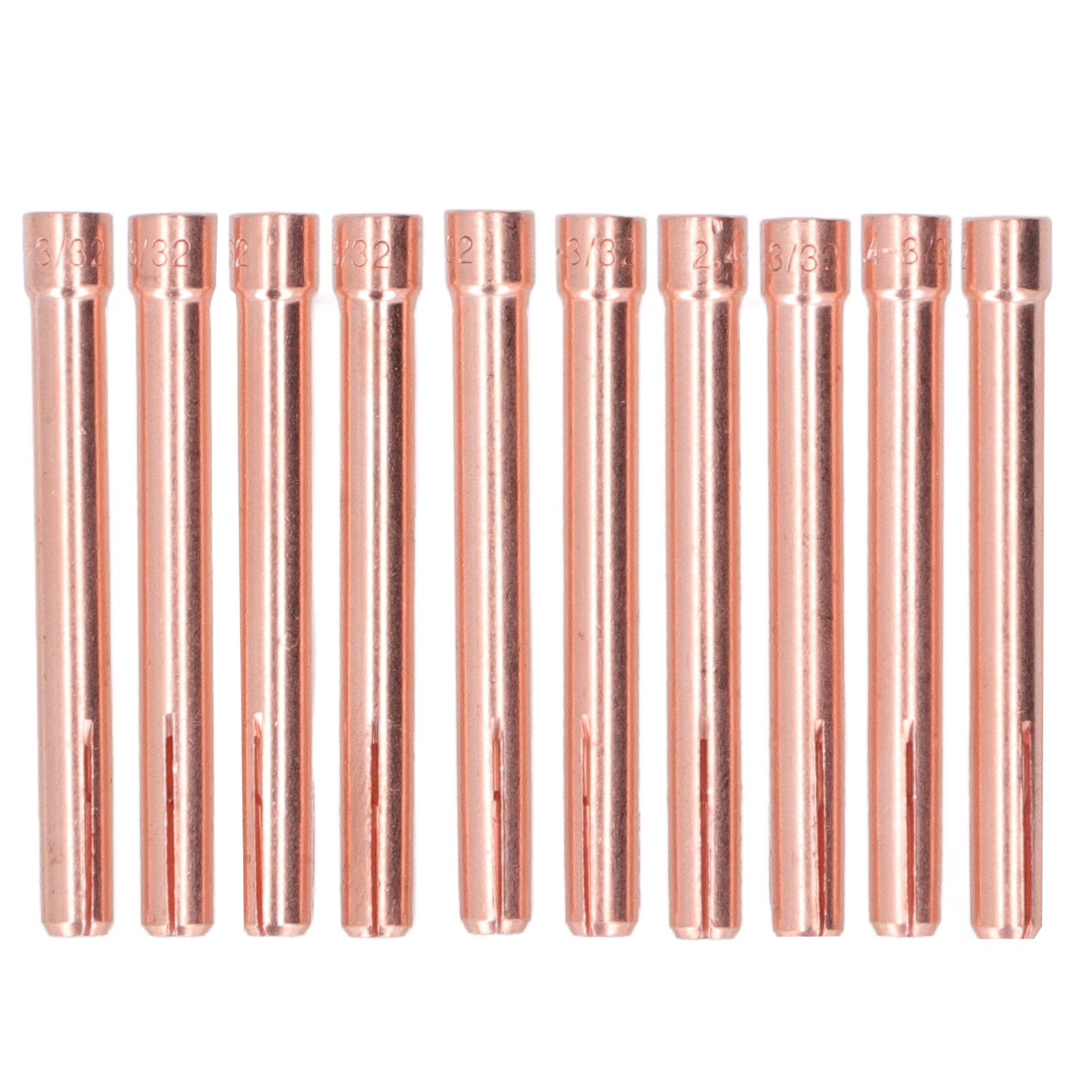 Packung Mit 10 Wig-klemmen 3/32" 10n24 2,4 Mm, Ersatz Für Wp17-, 18- Und 26-schweißbrenner