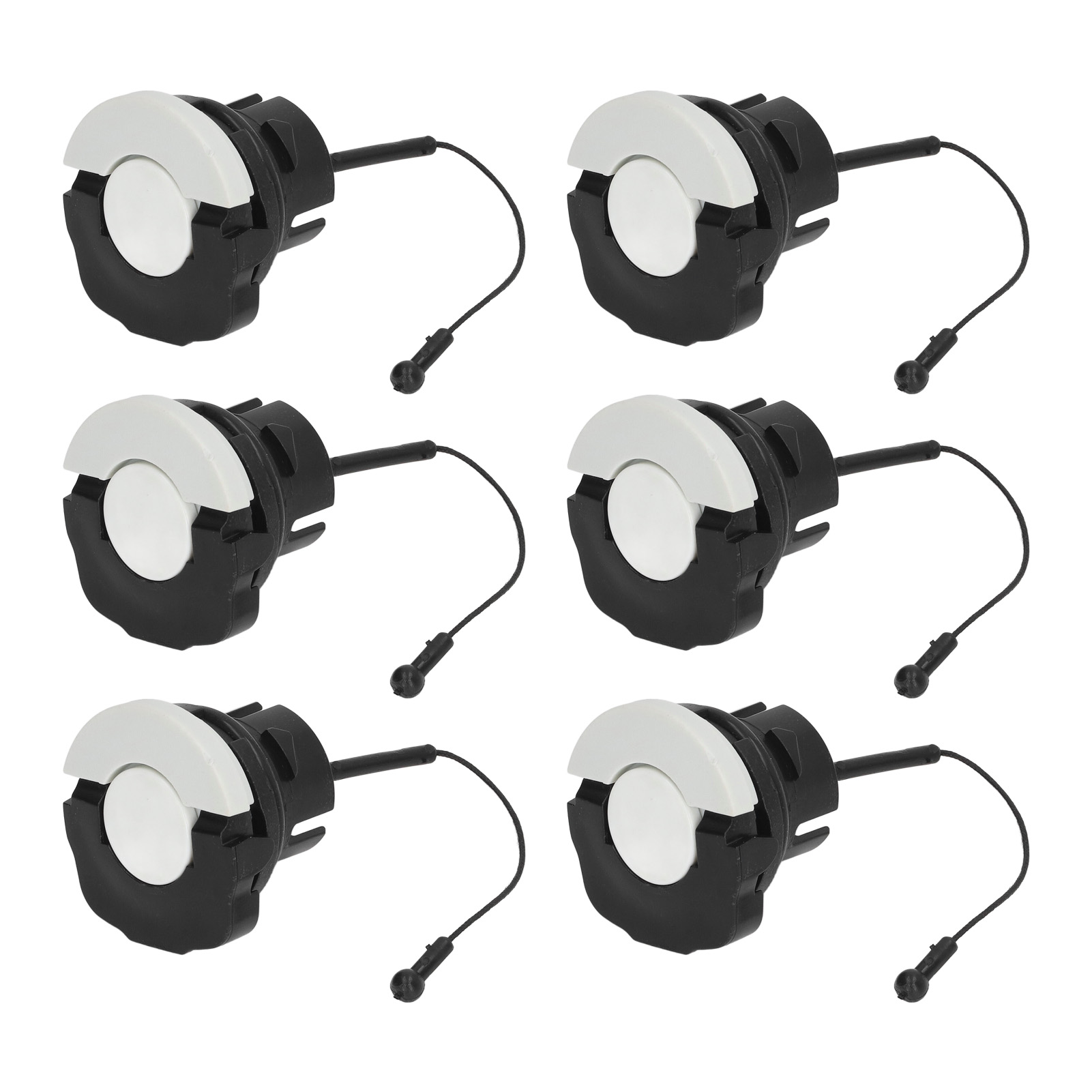 Set Mit 6 Ersatz-tankdeckeln Aus Abs-kunststoff Für Stihl Kettensägen Fs100, Fs110, Ms200 Und Ms210