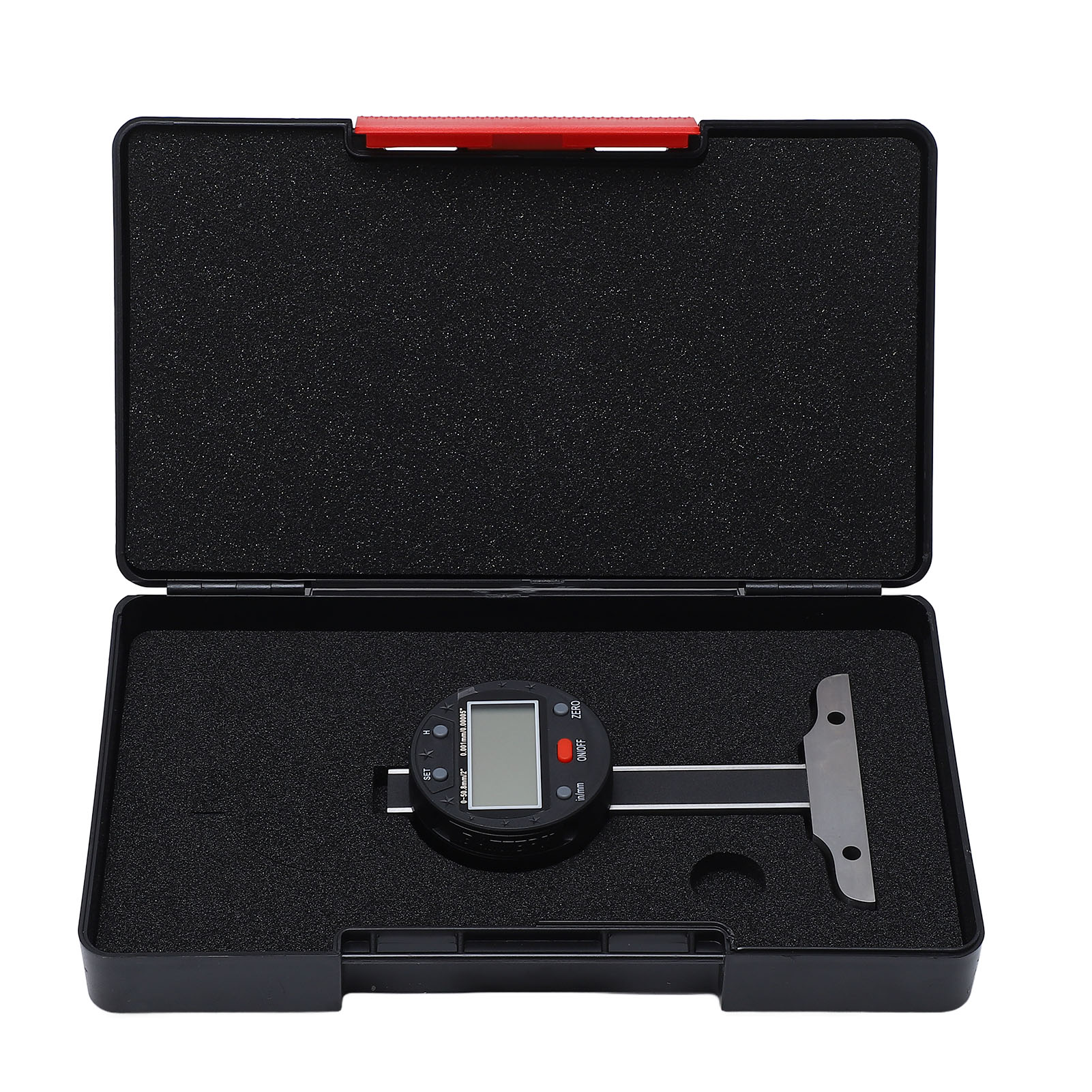 Hochpräziser Tiefenmesser 0-50,8 Mm, Mikrometer, Dünner Messstab, Lcd-bildschirm, Usb-anschluss, Elektronischer Tiefenmesser