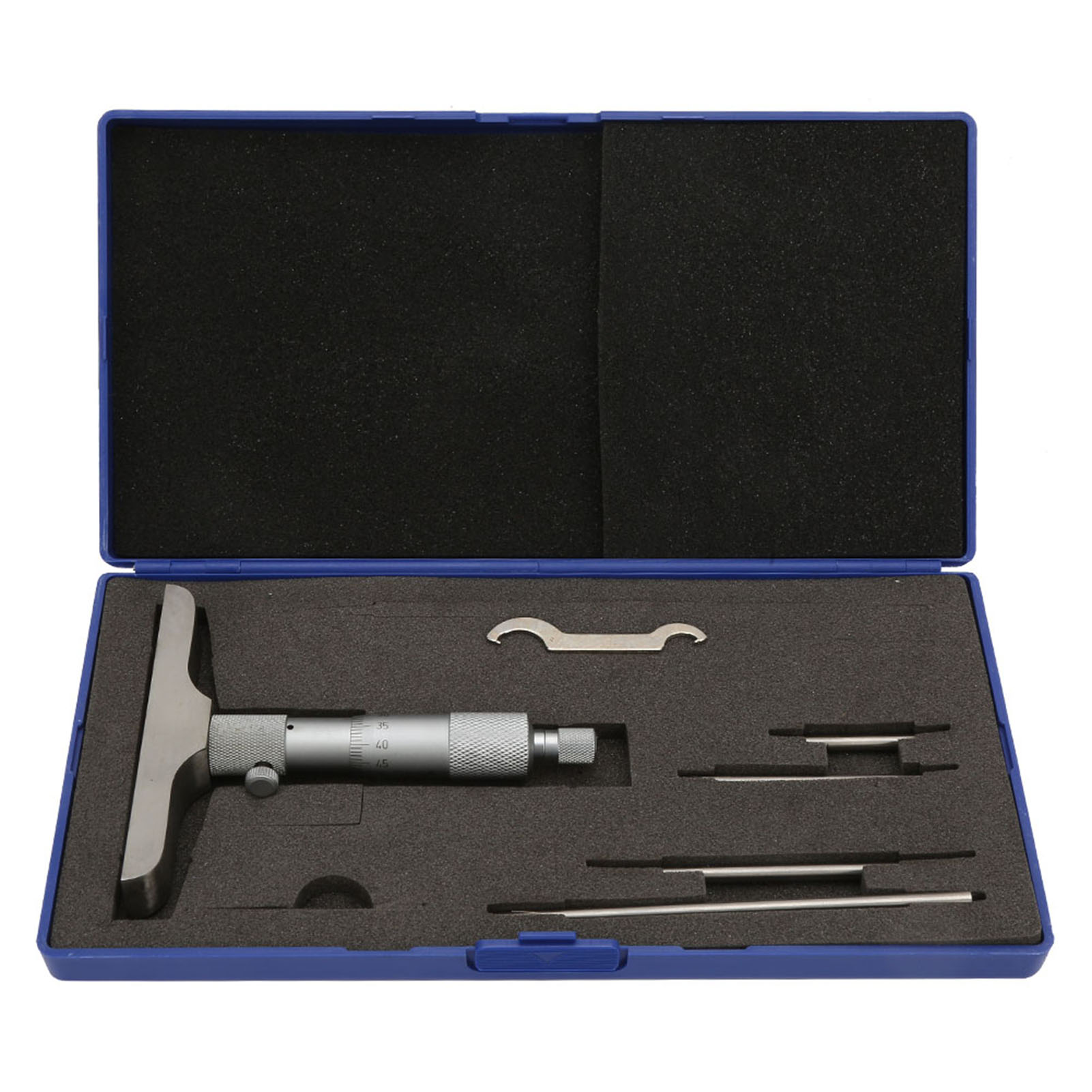 Hochpräzises Rundkopf-tiefenmikrometer (0-100 Mm 4 Zoll)
