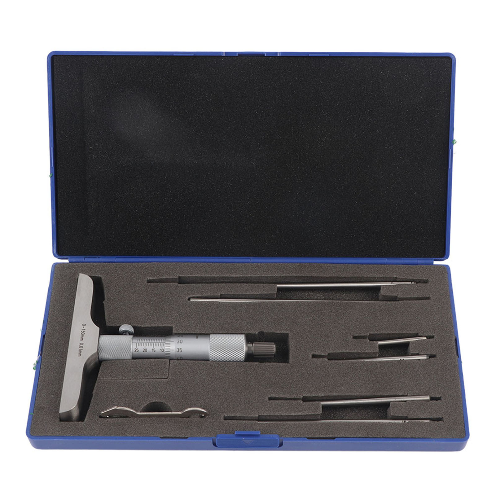 Hochpräzises Tiefenmikrometer Mit Rundem Kopf, Messwerkzeug (0-150 Mm, 6 Zoll)