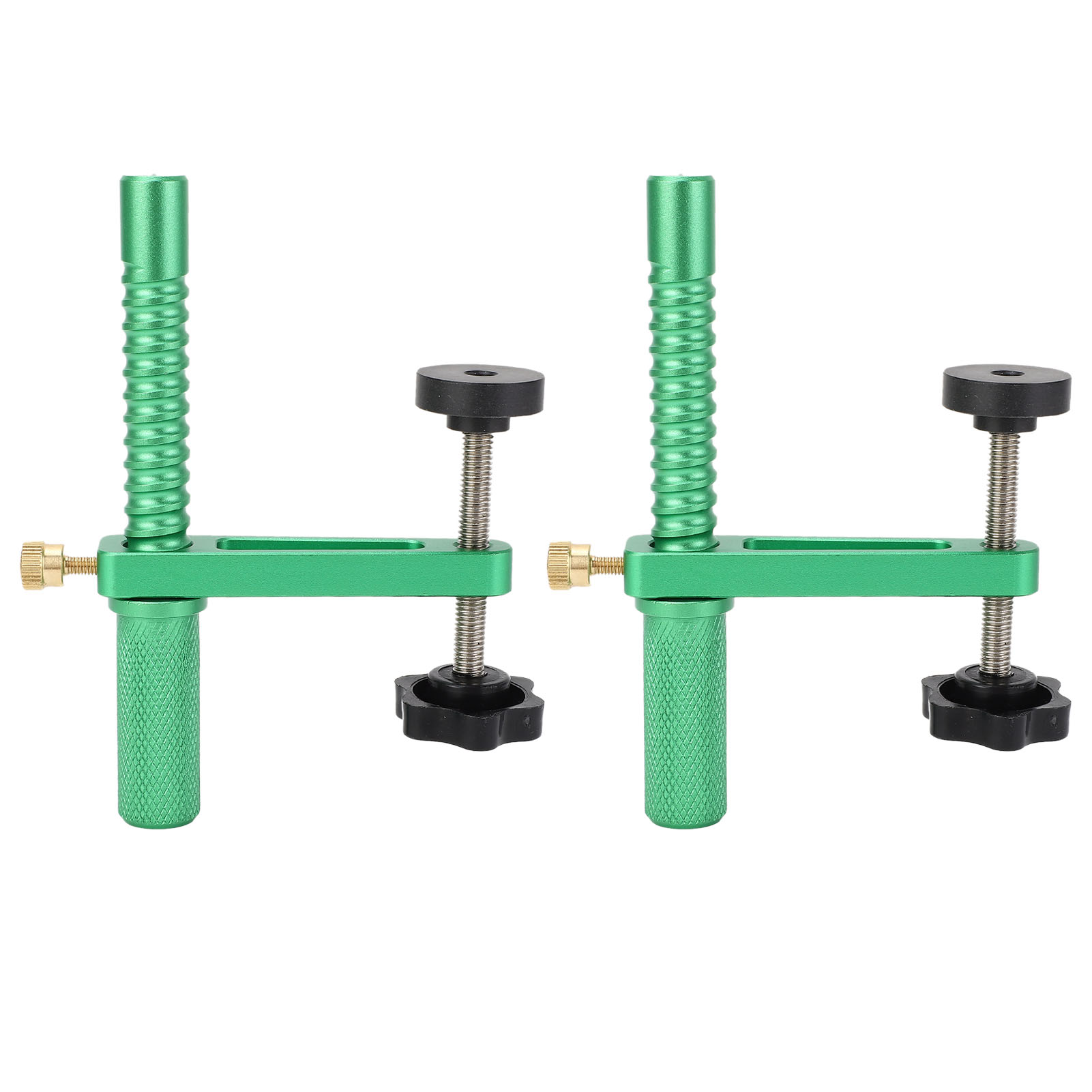 Set Aus 2 Werkbankklemmen Aus Aluminiumlegierung Für Holzbearbeitung Und Bastelarbeiten.
