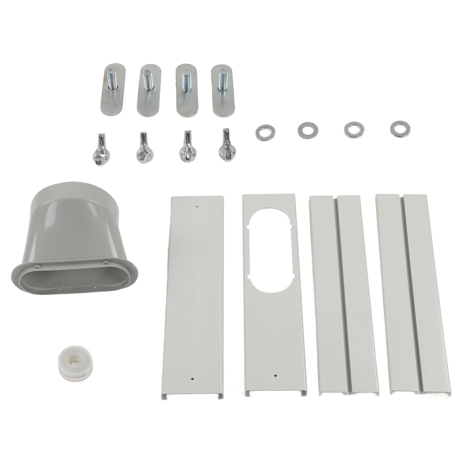 Fensterkit Für Mobile Klimaanlagen, Verbesserte Mobile Klimaanlage, Verstellbarer, Nahtloser Fensterabweiser Für 150-mm-rohr