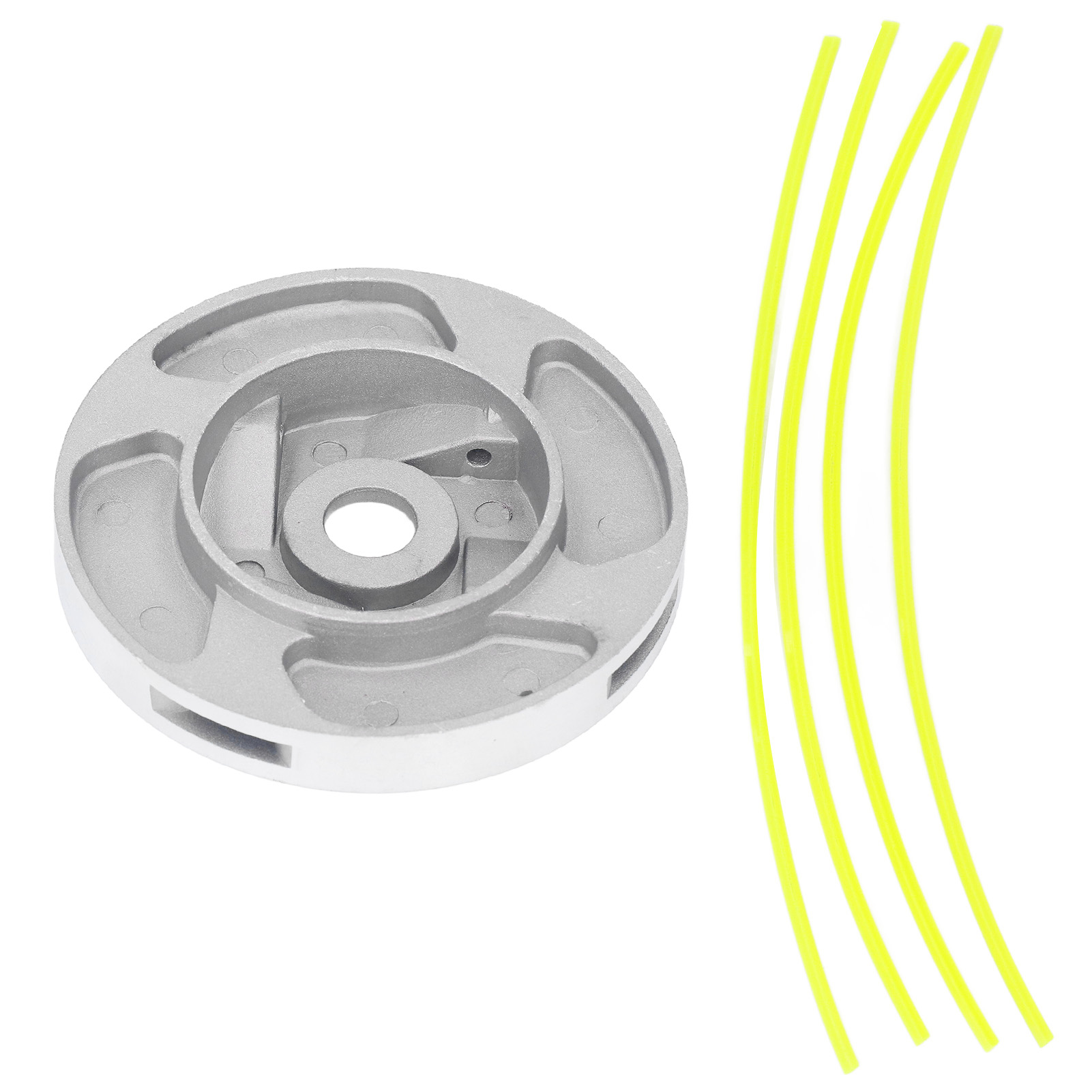 Ersatz-trimmerkopf Mit 4 Fäden, Kreisförmig, Aus Aluminiumlegierung, Zum Rasenmähen.