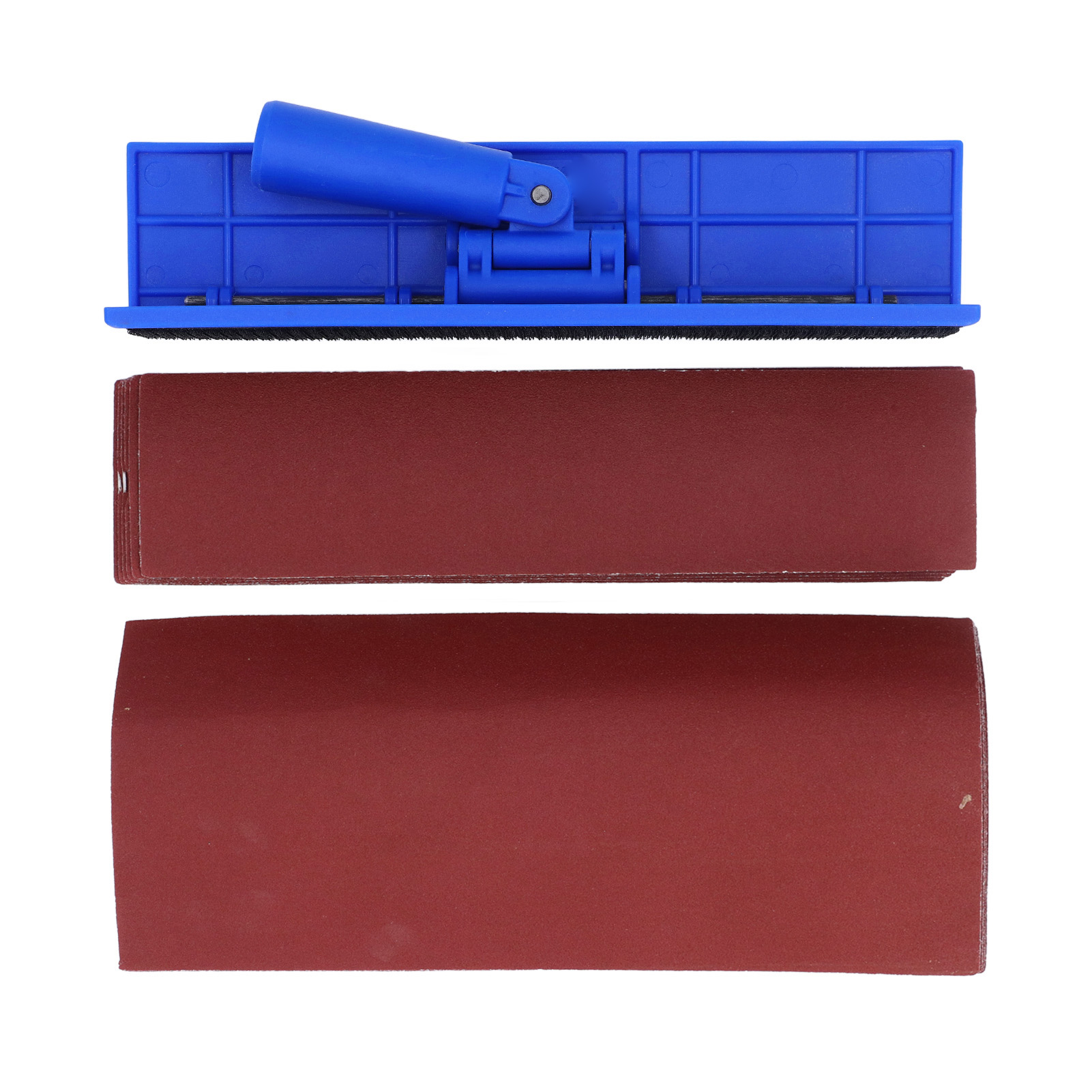 Set Mit Halterung Für Trockenbauschleifpapier, Selbstklebendes Werkzeug Zum Glätten Von Wänden Und Decken.