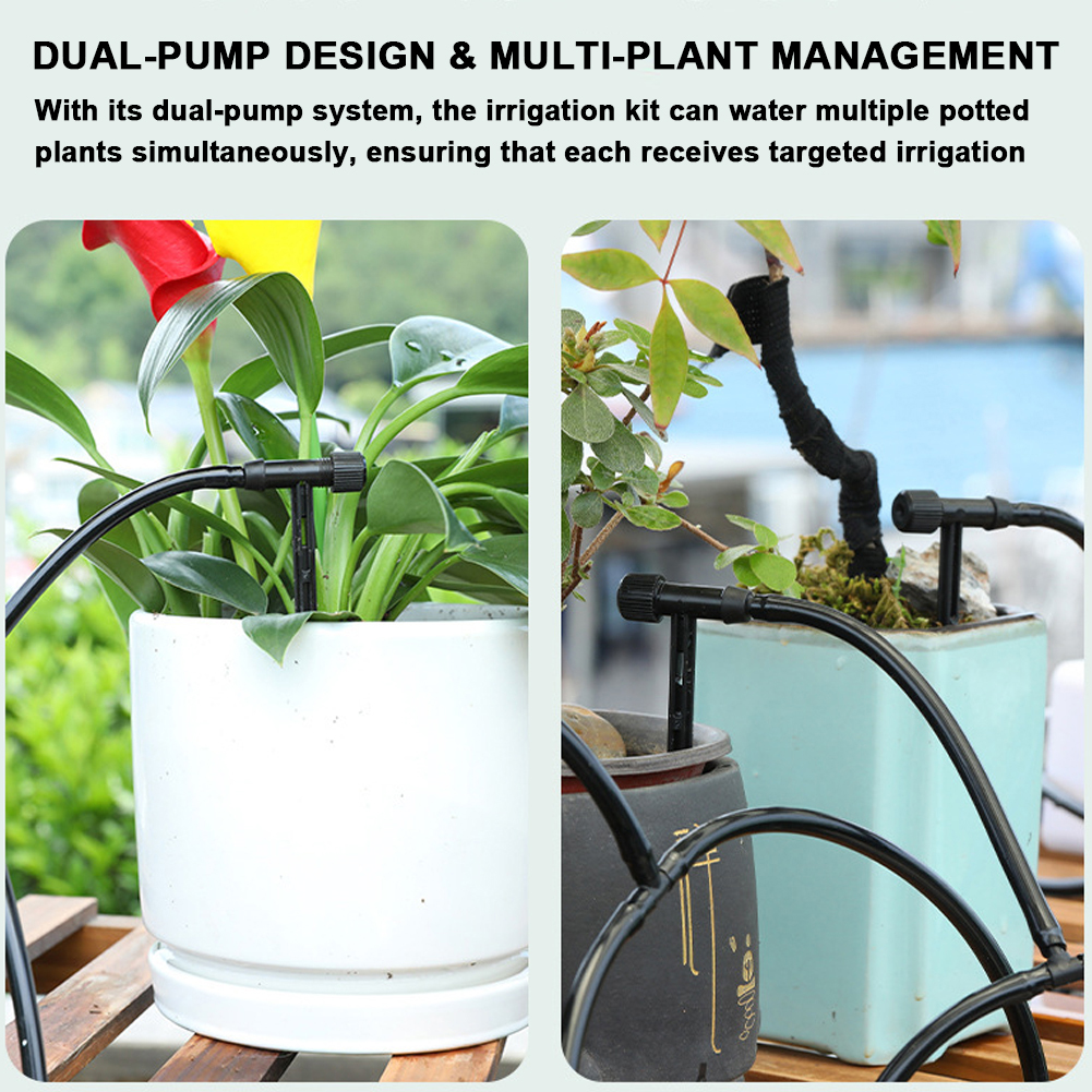 Automatisches Bewässerungssystem Mit Zeitschaltuhr, Intelligenter Bewässerungsregler, Automatischer Blumensprenger, Tropfbewässerungssteuerung Für Gartenpflanzen, Einstellbares Bewässerungssystem, Spr