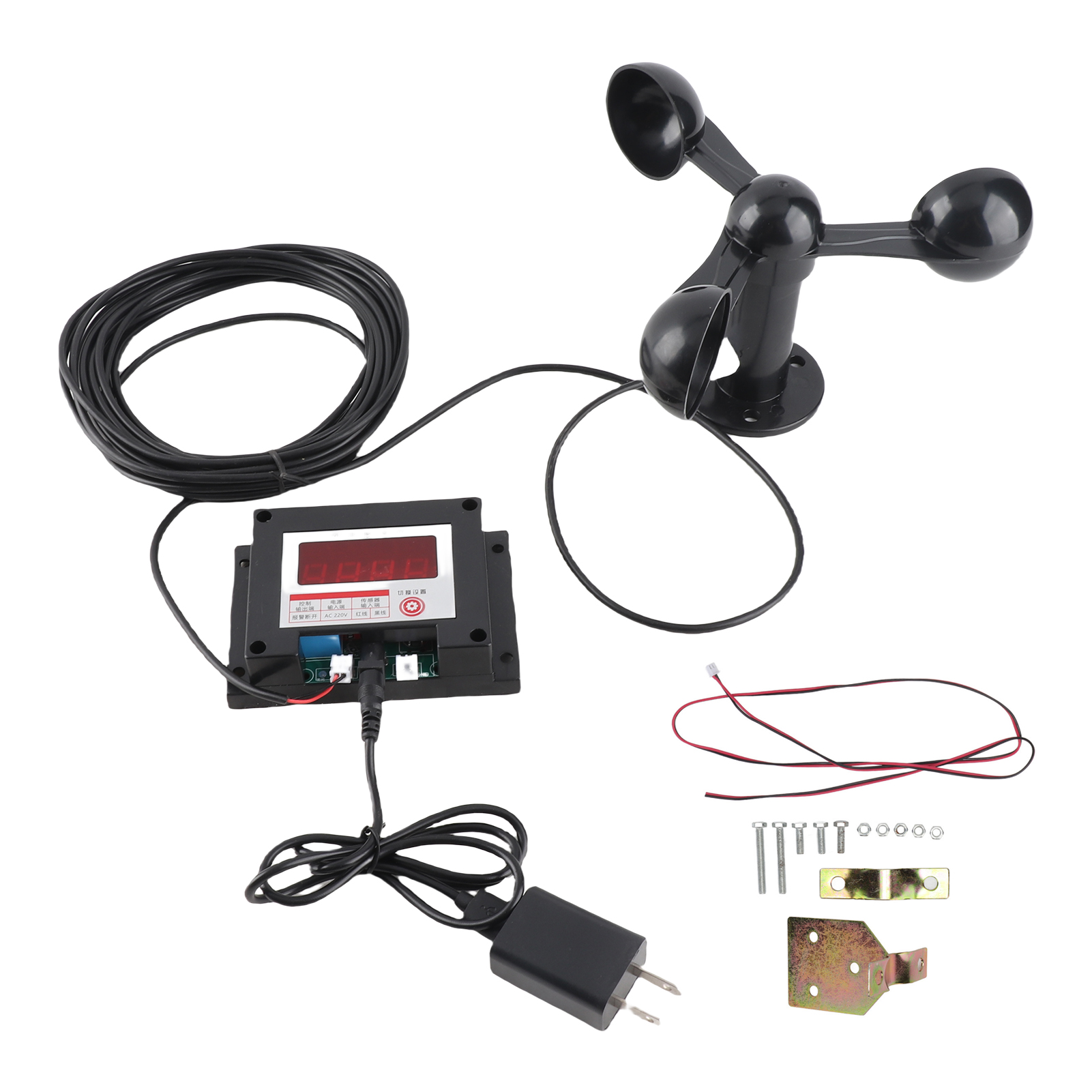 Intelligentes Anemometer Mit Alarmfunktion Für 3-blatt-turmdrehkrane, Hochpräzises Intelligentes Anemometer Zur Windgeschwindigkeitsmessung