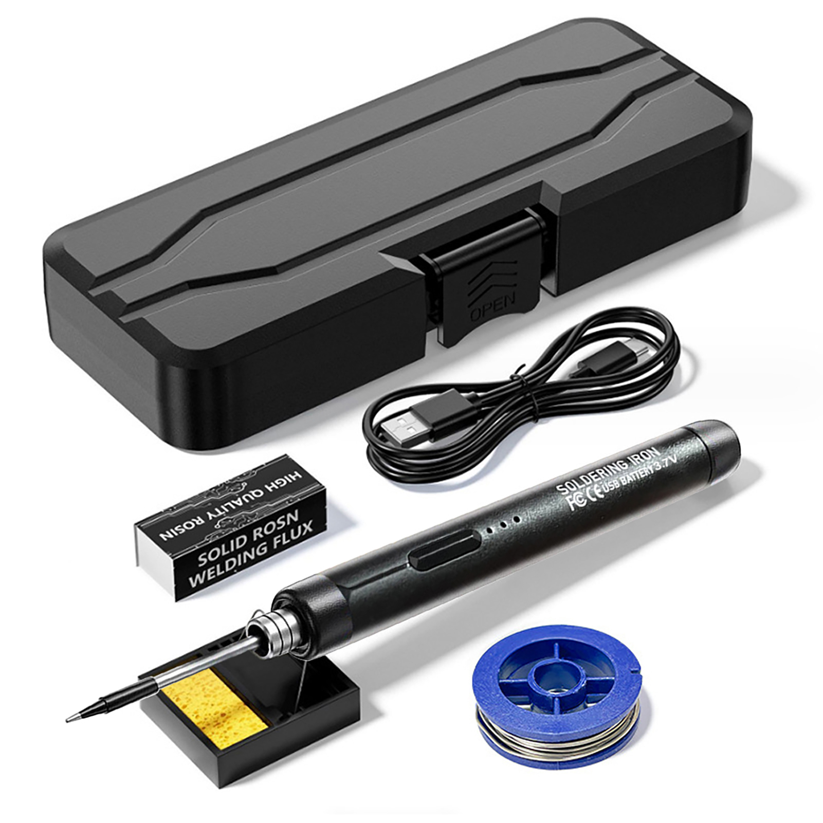 Tragbarer, Intelligenter Usb-lötkolben, Multifunktionaler Lötstift Mit Temperatureinstellung Von 300 Bis 400 °c Für Lötreparaturen Und Wartungsarbeiten.