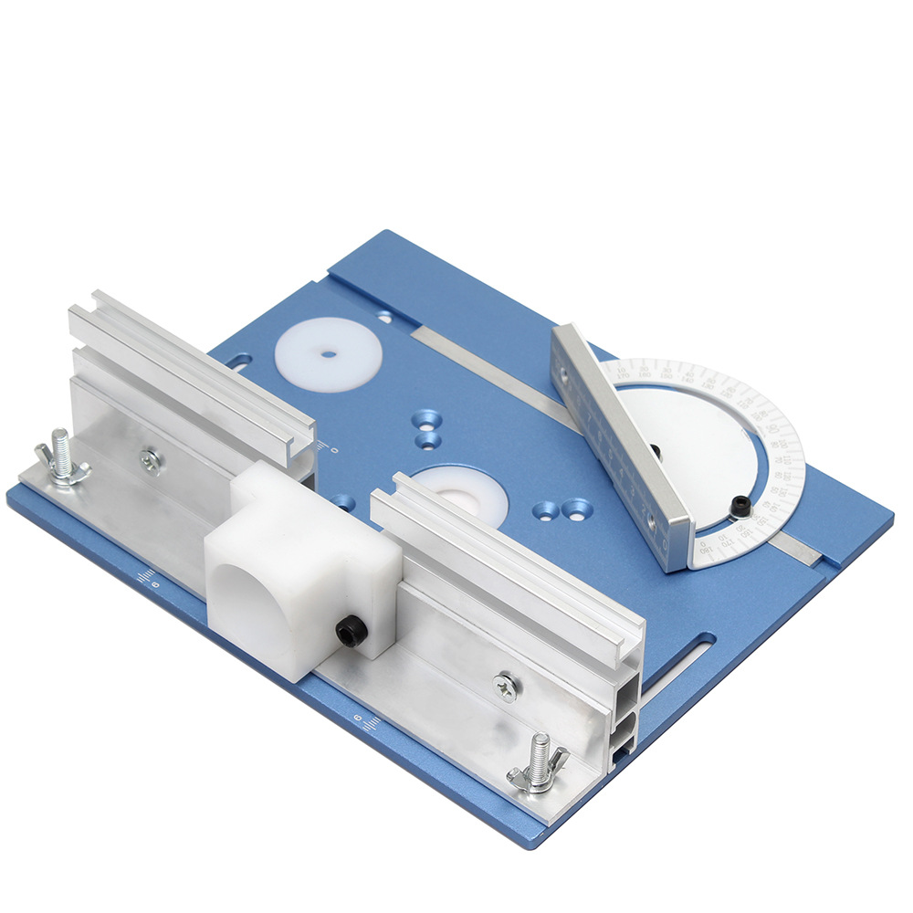 C8 Graviermaschine – Set Aus Umgedrehten Aluminiumlegierungsplatten Mit Ständer Und Schiebelineal – Zubehör Für Holzbearbeitung Und Tischlerei