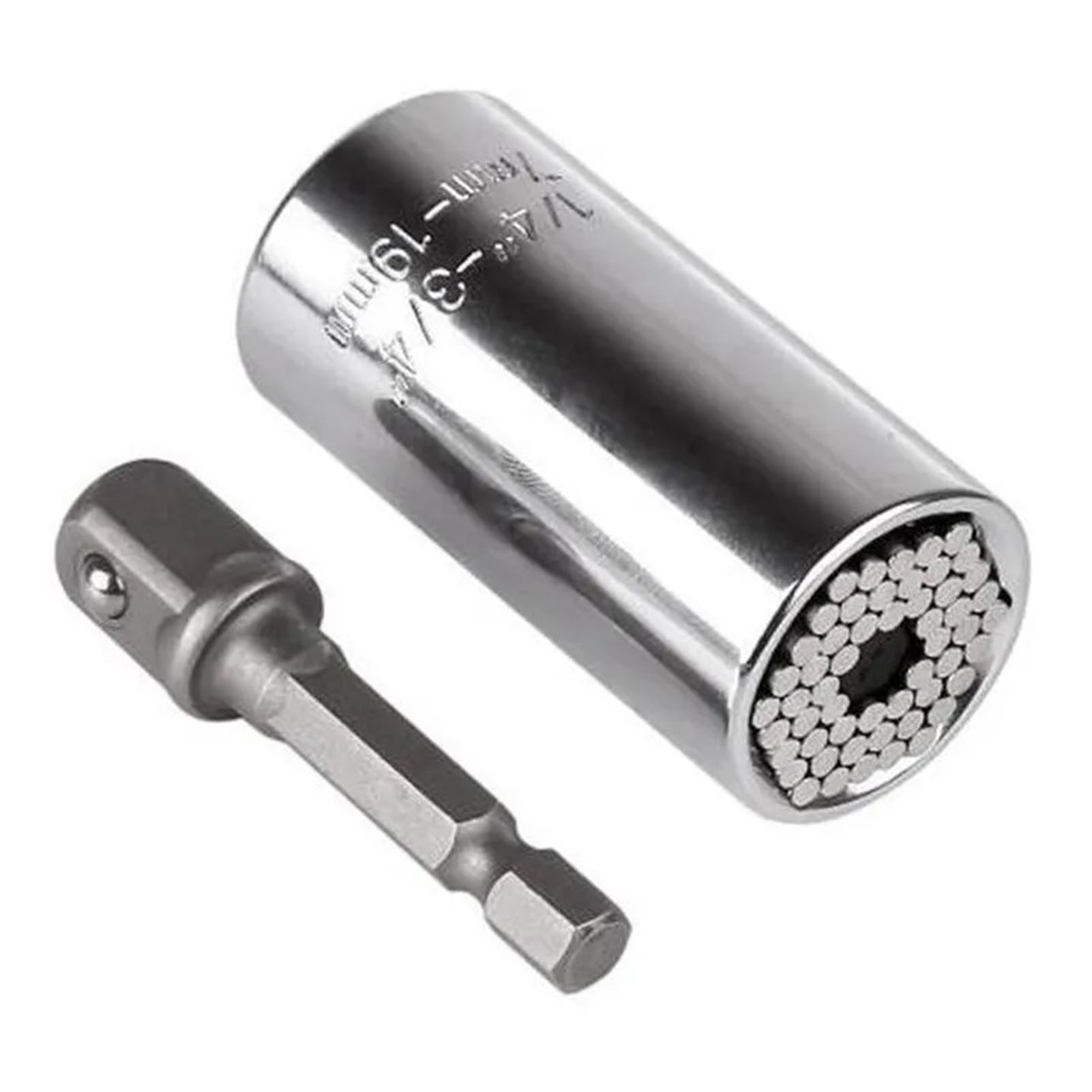 7-19 Mm Verchromte Multifunktions-universalstecknuss Aus Chrom-vanadium-stahl Für Drehmomentschlüssel