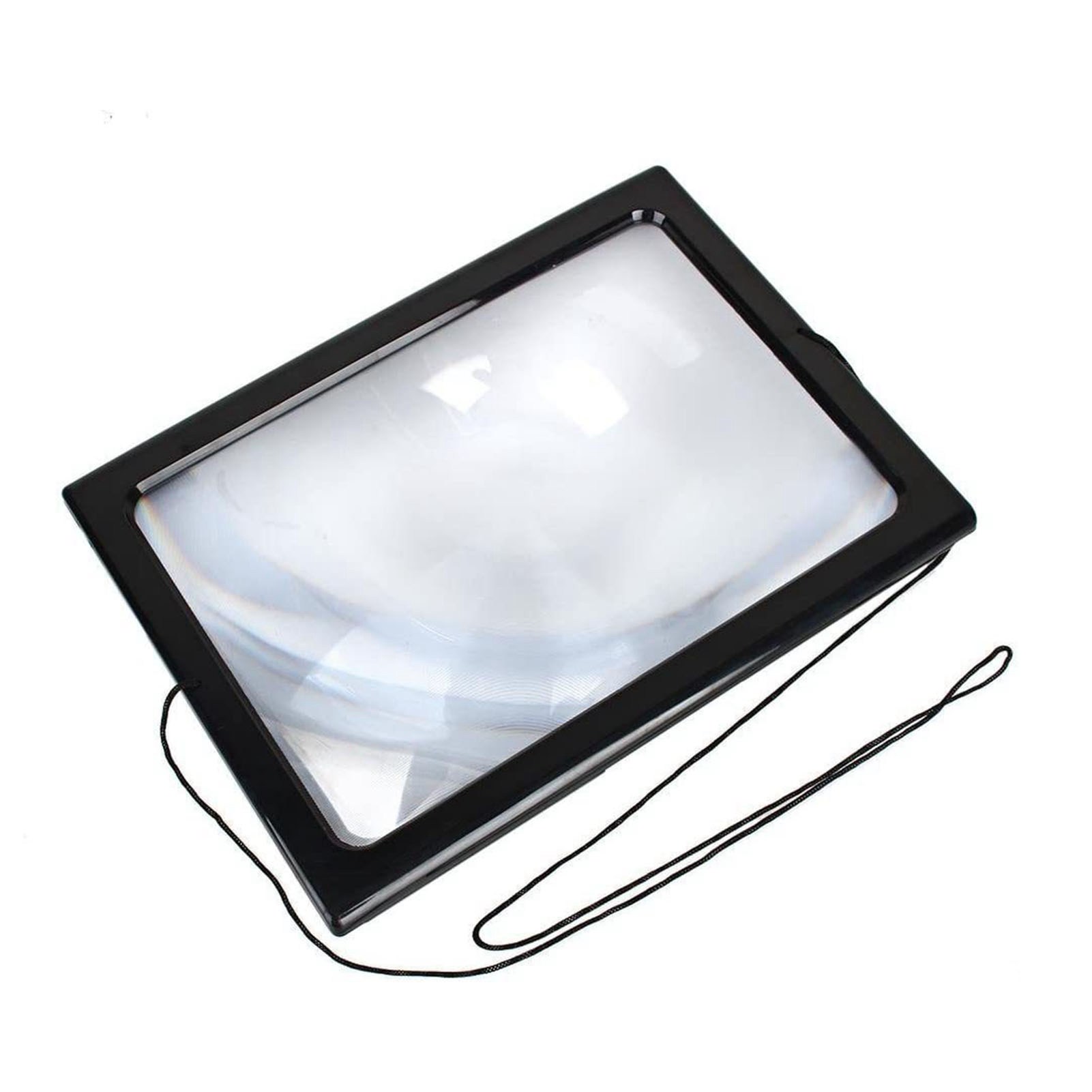 3-fach Vergrößernde, Freihändige, Faltbare Leselupe Mit 4 Leds