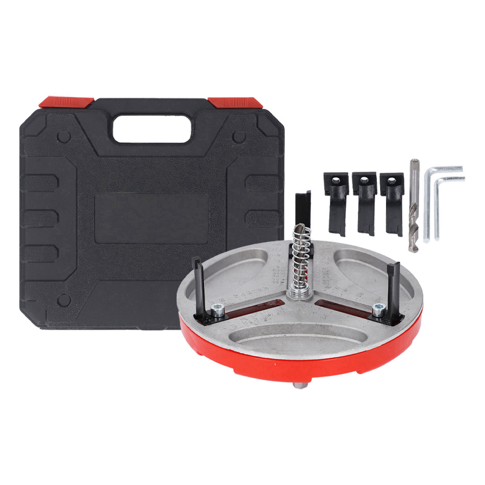 Verstellbares Bohrwerkzeug 25-130 Mm, Rundbohren 1/4-5 Zoll, Mit 6 Aluminiumklingen Für Möbelreparaturen Und Holzbearbeitung.