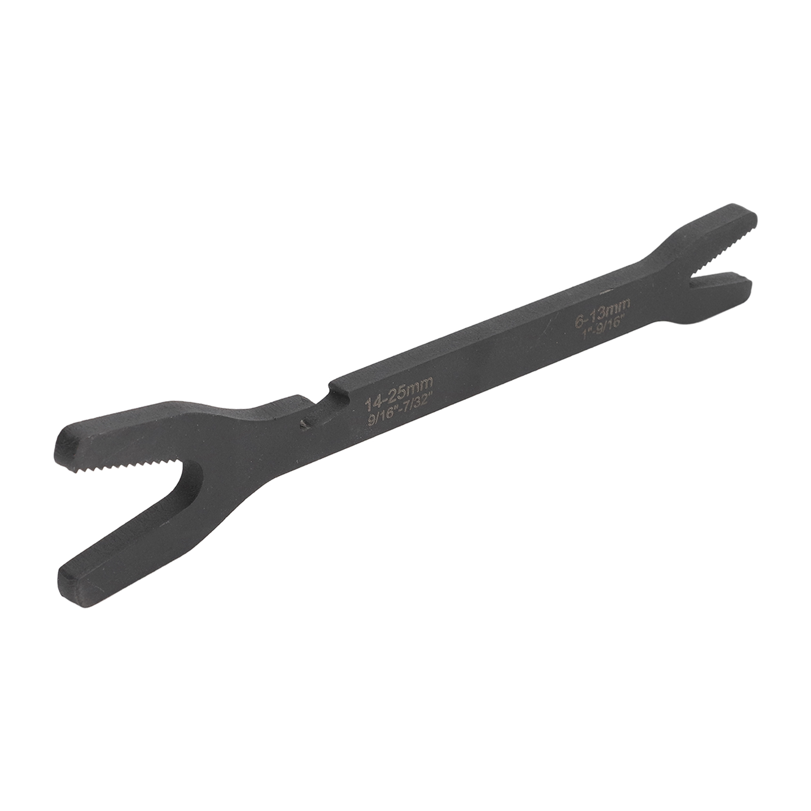 Doppelköpfiger Verstellbarer Schraubenschlüssel Aus C45-stahl, 6–25 Mm, Y-form, Für Reparatur- Und Wartungsarbeiten, Schwarz