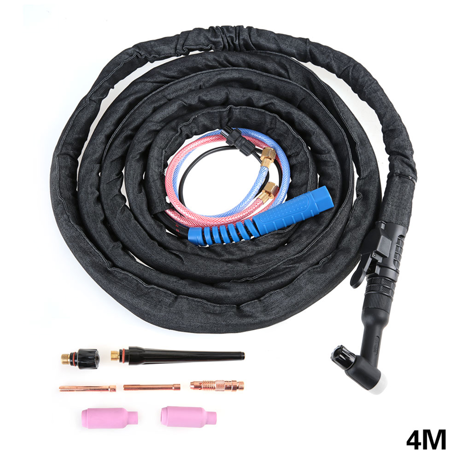 4 M Kabel, Wp18 Auflichtbogen-wig-schweißbrenner, Wassergekühlt, Mutteranschluss
