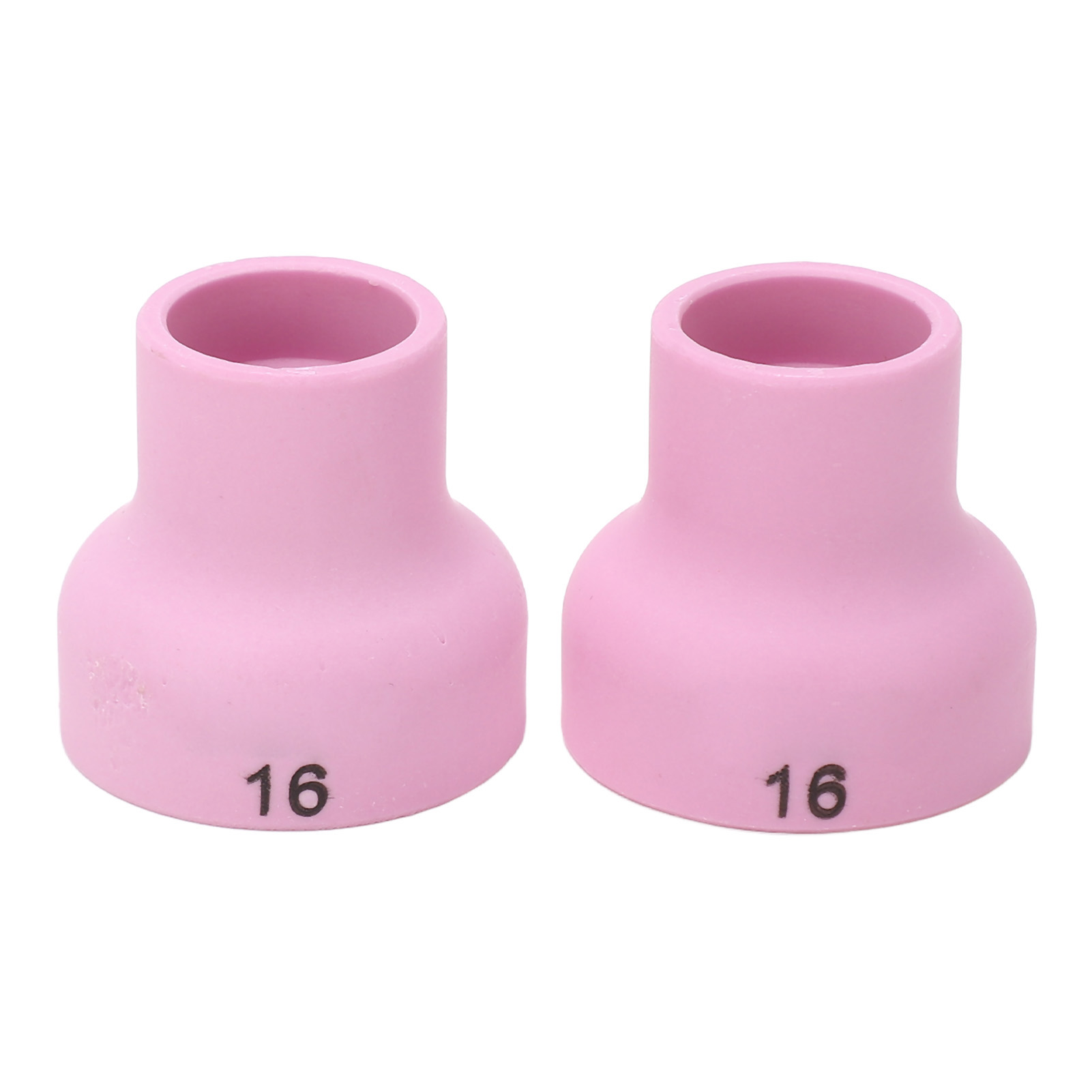 Wig-schweißzubehörset (2-teilig): Keramikdüse Nr. 16, 2,4 Mm Mittelloch, Kompatibel Mit Wp17-, 18- Und 26-brennern.