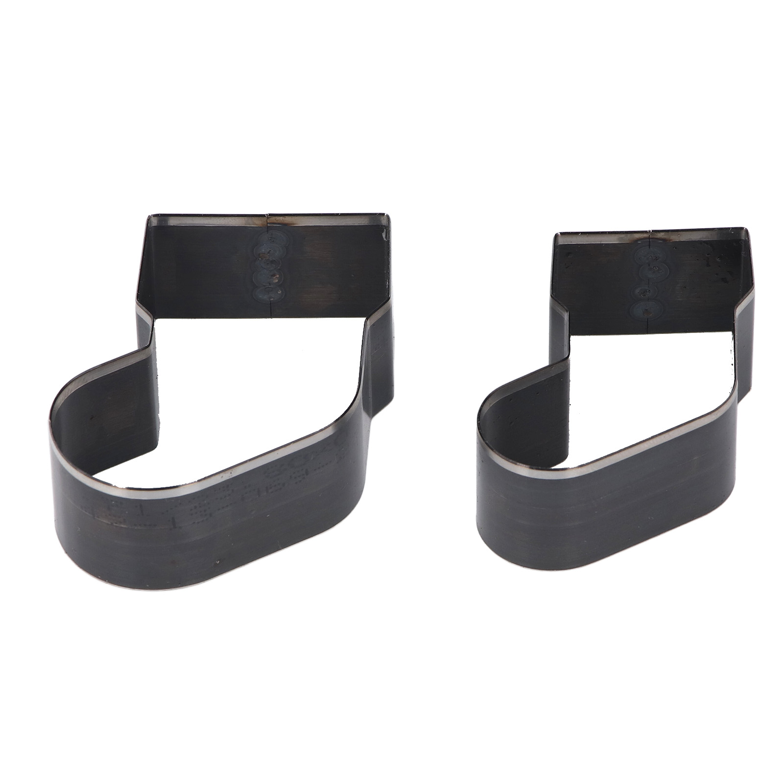Set Aus 2 Lederstanzformen In Form Eines Weihnachtsstrumpfs (60 X 50 X 23 Mm Und 50 X 42 X 23 Mm) Für Kreative Hobbys.