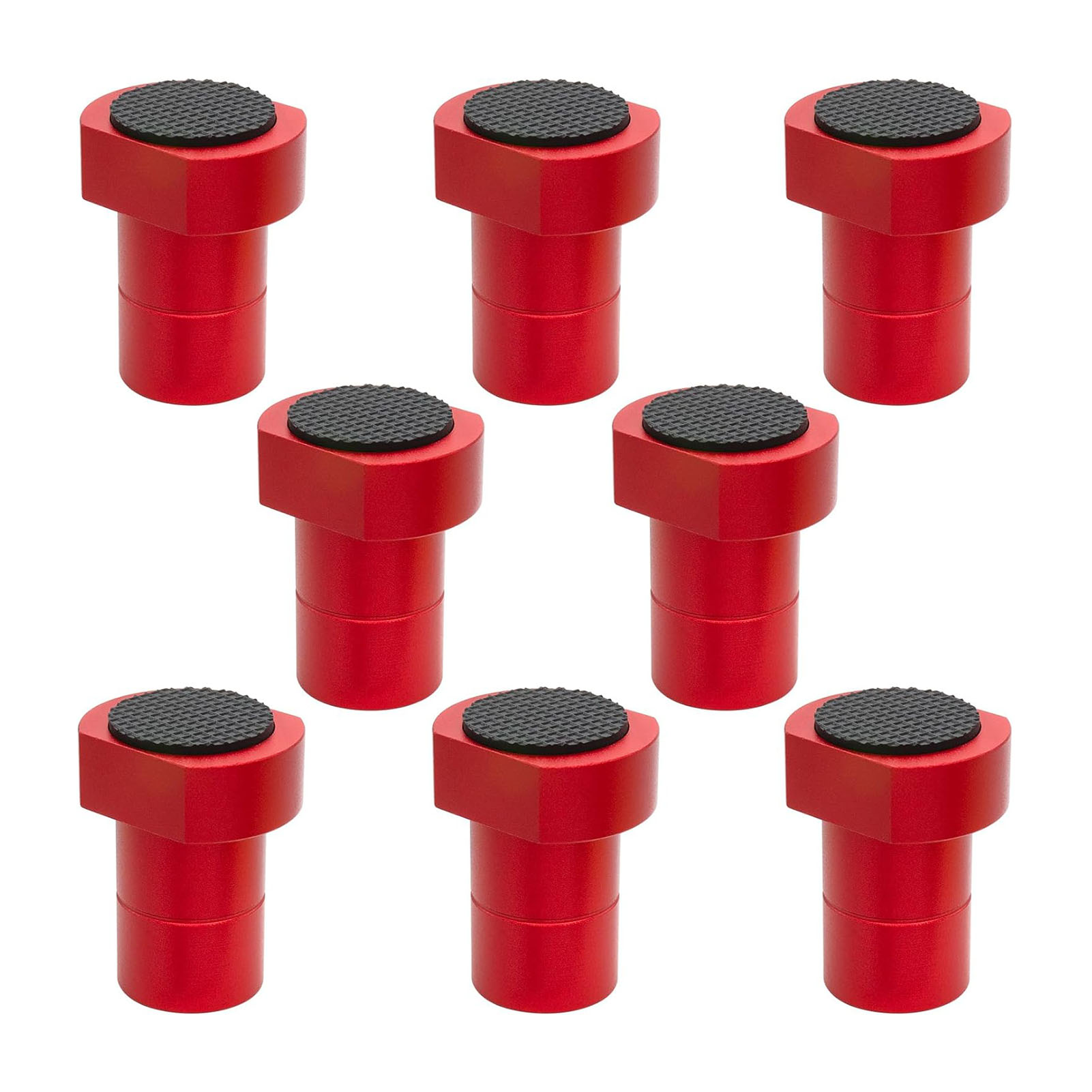 Set Mit 8 Rutschfesten Bankanschlägen Aus Aluminiumlegierung, Bankbremseinsätzen, Spannvorrichtungen Für Holzbearbeitung, Fräsen Und Schneiden, 19 Mm (3/4 Zoll)