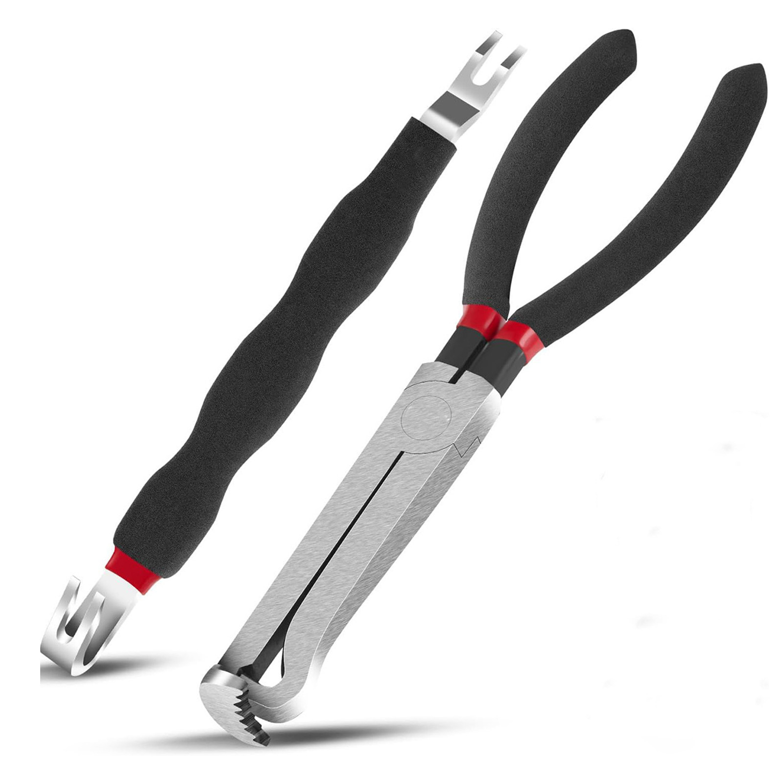 2-teiliges Set: Trennzange Und Steckerabzieher Mit Ergonomischem, Rutschfestem Griff