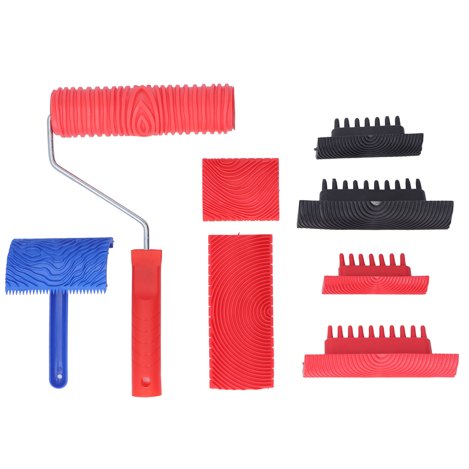 Werkzeug Zur Maserung Von Gummiholz, Tragbare Rolle Für Die Diy-wand- Und Bodengestaltung