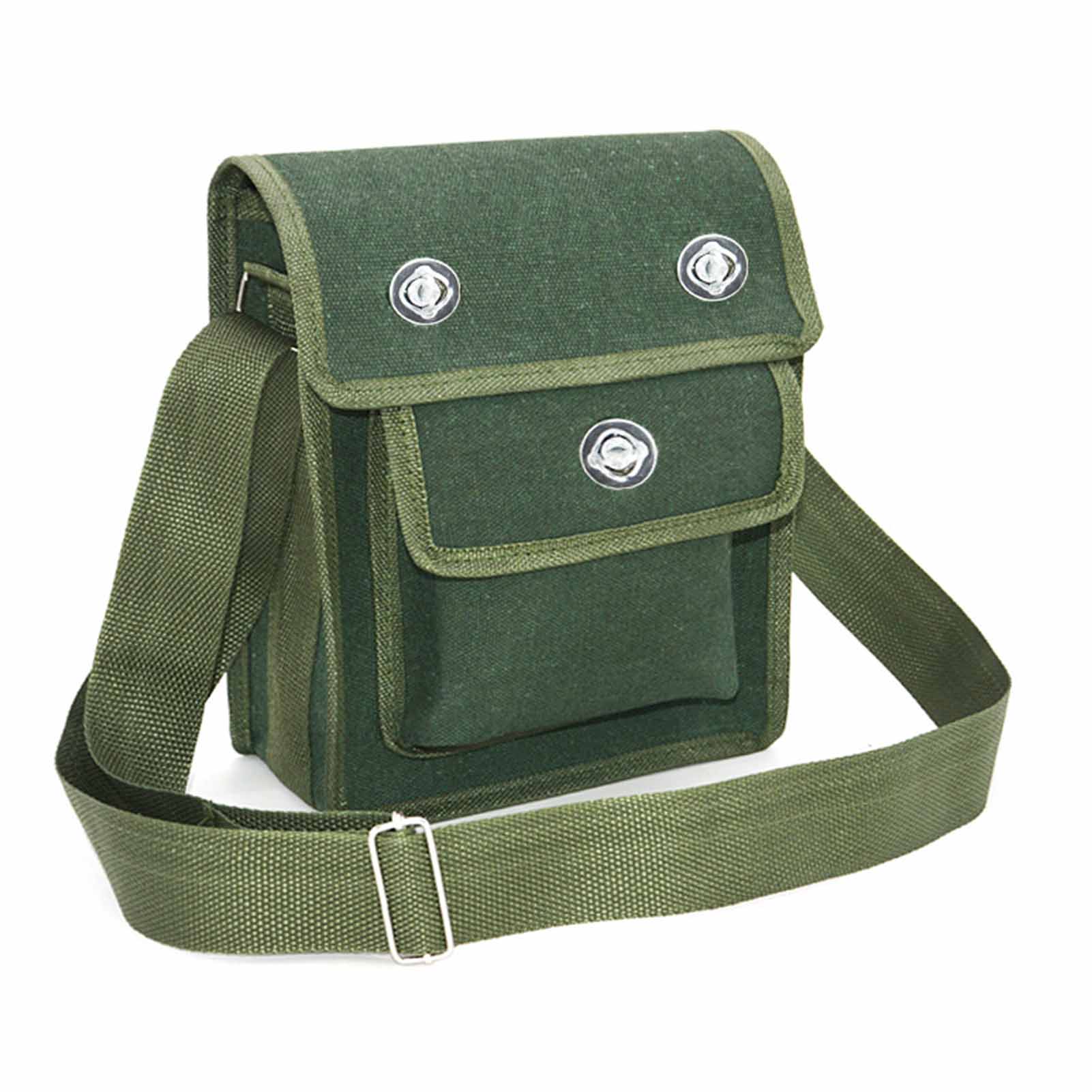 Wasserdichte, Mehrlagige Werkzeugtasche Aus Dickem Canvas, Tragbare Tasche Für Reparaturwerkzeuge, Ideal Für Schreiner Und Elektriker.