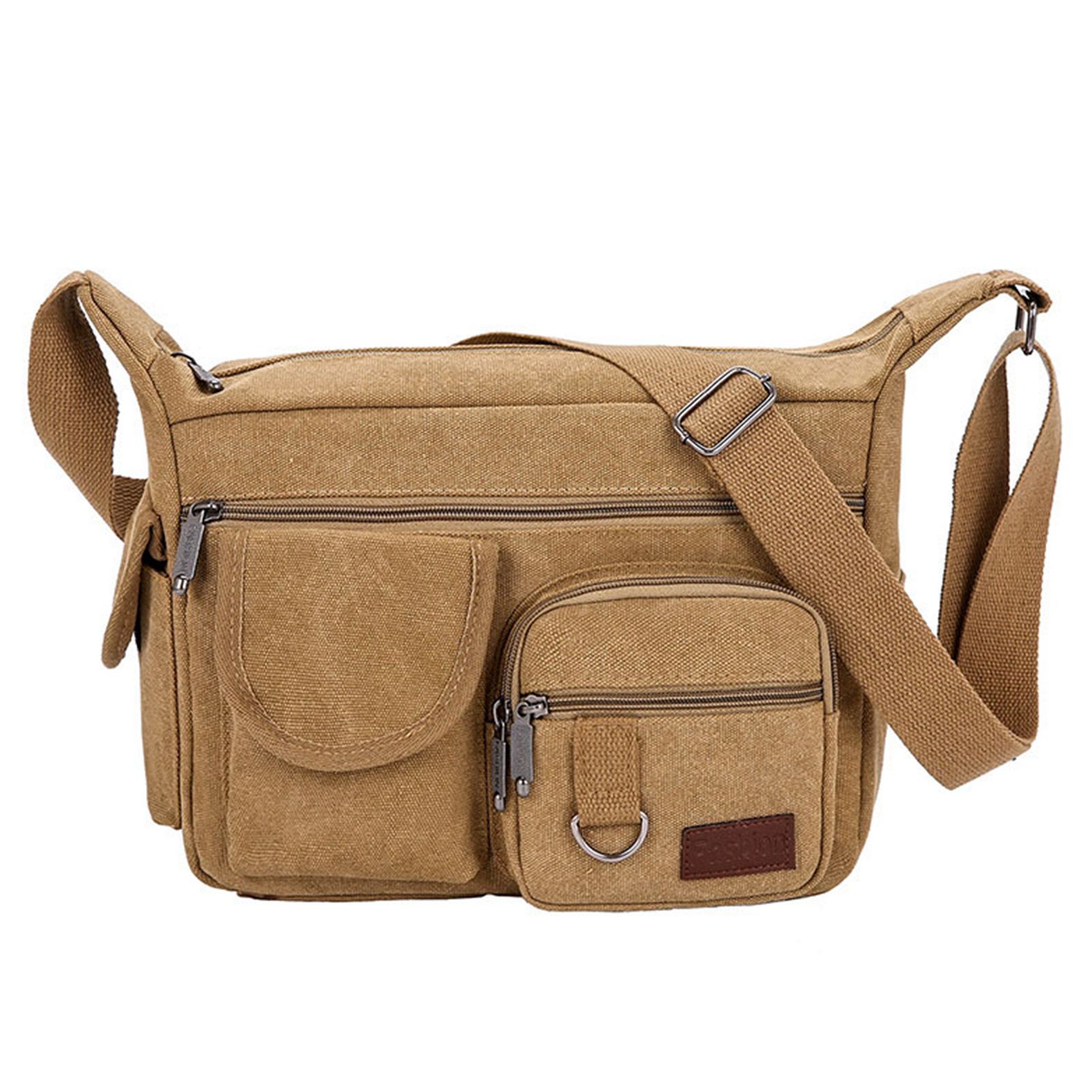 Große, Tragbare Werkzeugtasche Aus Canvas Mit Mehreren Fächern Für Elektriker Und Wartungstechniker.