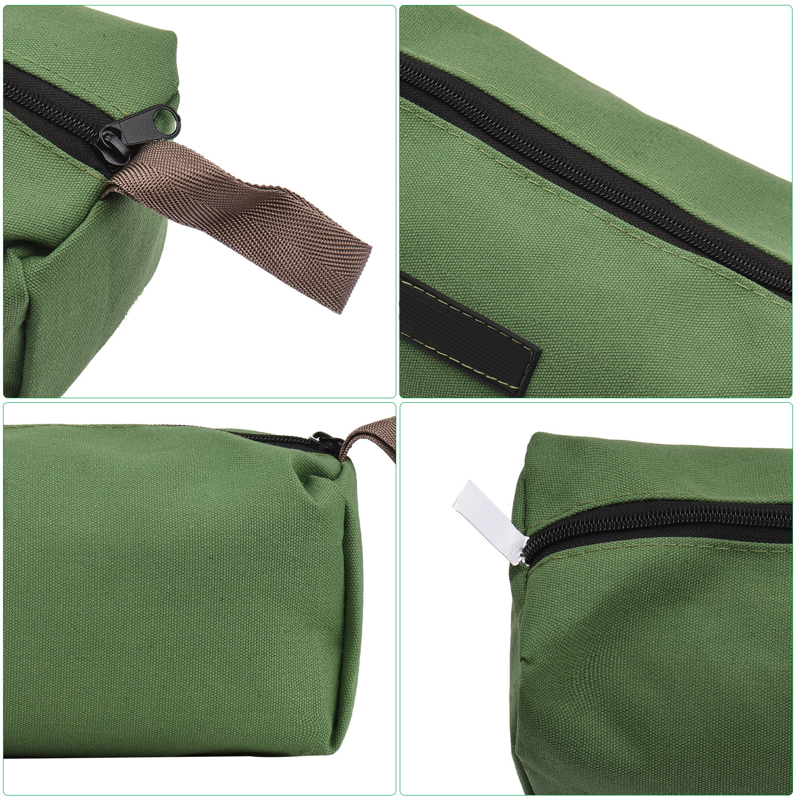 Penggong Werkzeugtasche Aus Canvas Mit Reißverschluss Und Handschlaufe, Ideal Für Elektriker Und Schreiner. Praktischer Werkzeugtaschen-organizer.
