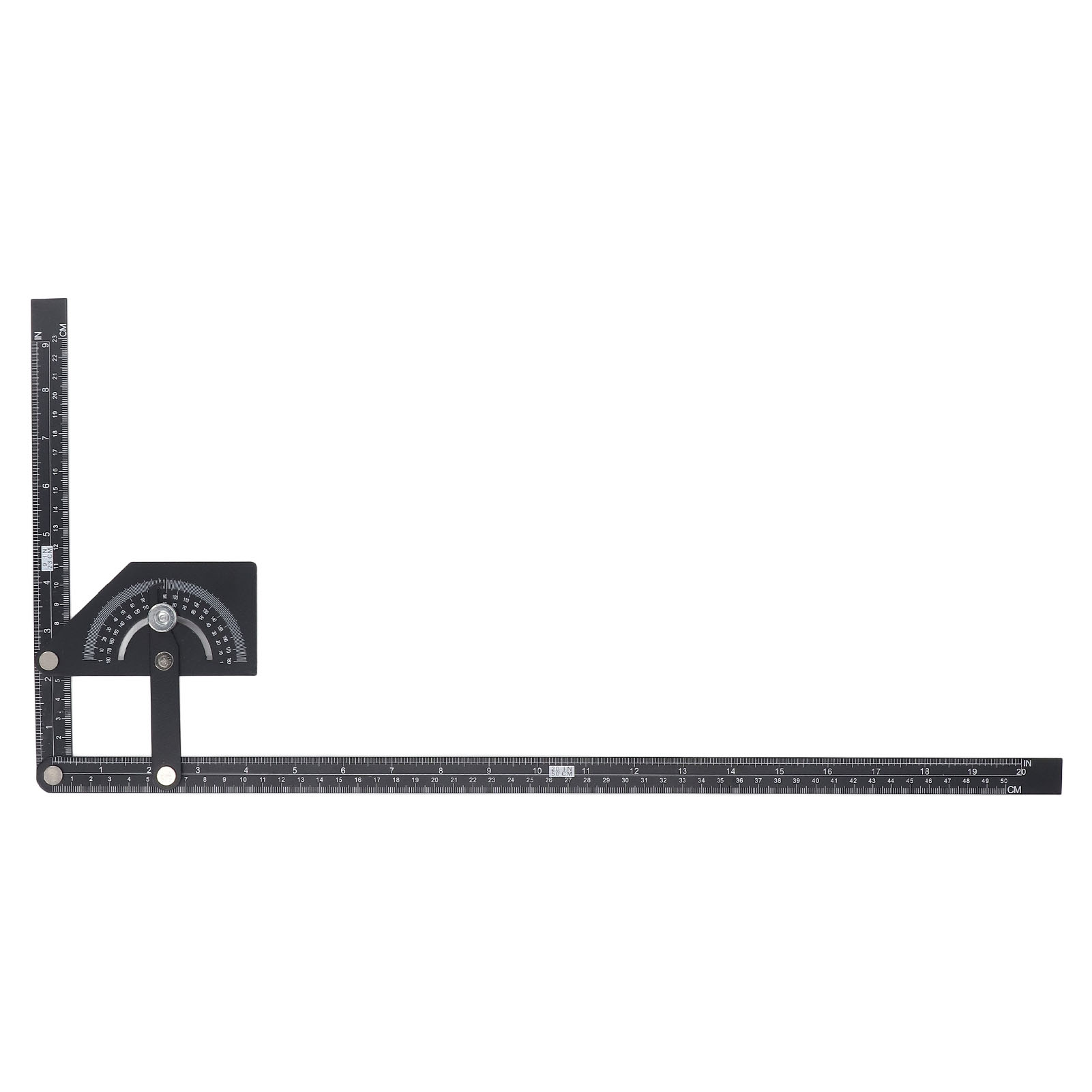 Universeller Winkelmesser Aus Aluminium (0-180 Grad), Holzbearbeitungswerkzeug