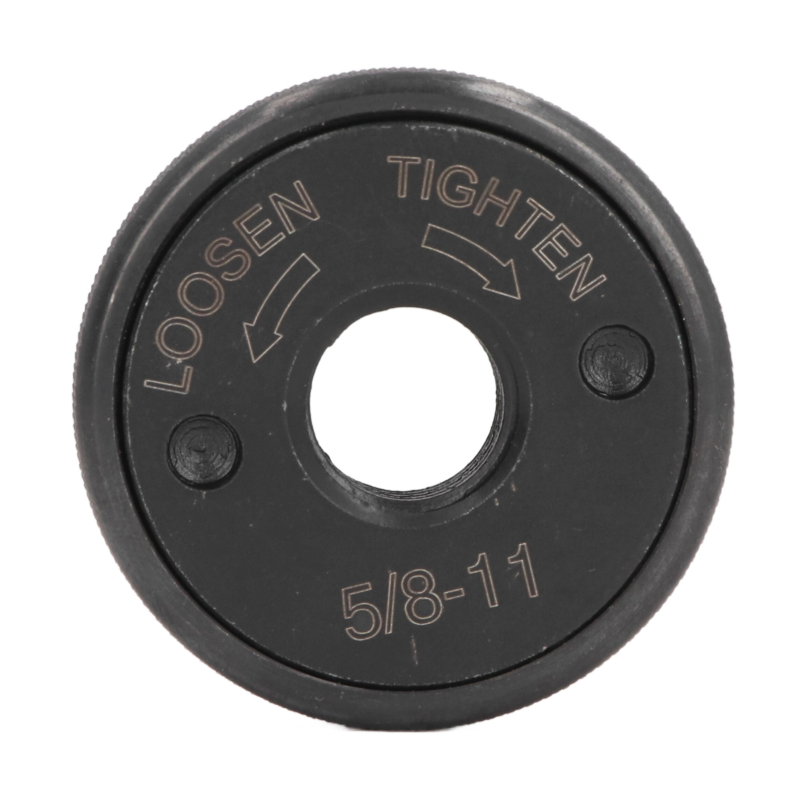 Flanschmutter Für Winkelschleifer 5/8-11, Legierter Stahl, Rutschfest, Selbstsichernd, Druckplatte Für Winkelschleifer, 48,5 Mm Durchmesser