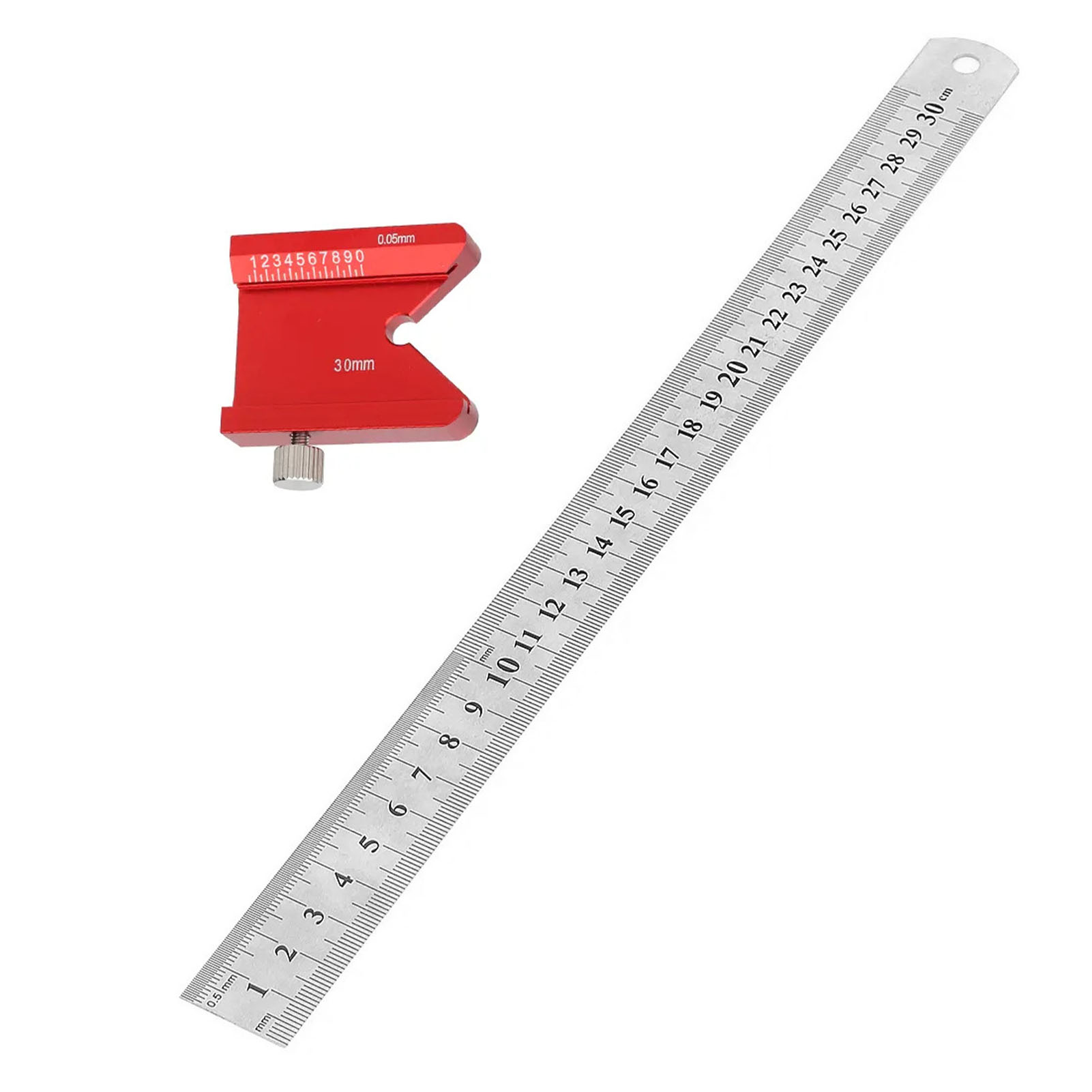 45° Und 90° Zentrierwinkel Aus Aluminiumlegierung, Messwerkzeug Für Die Holzbearbeitung Und Tischlerei.