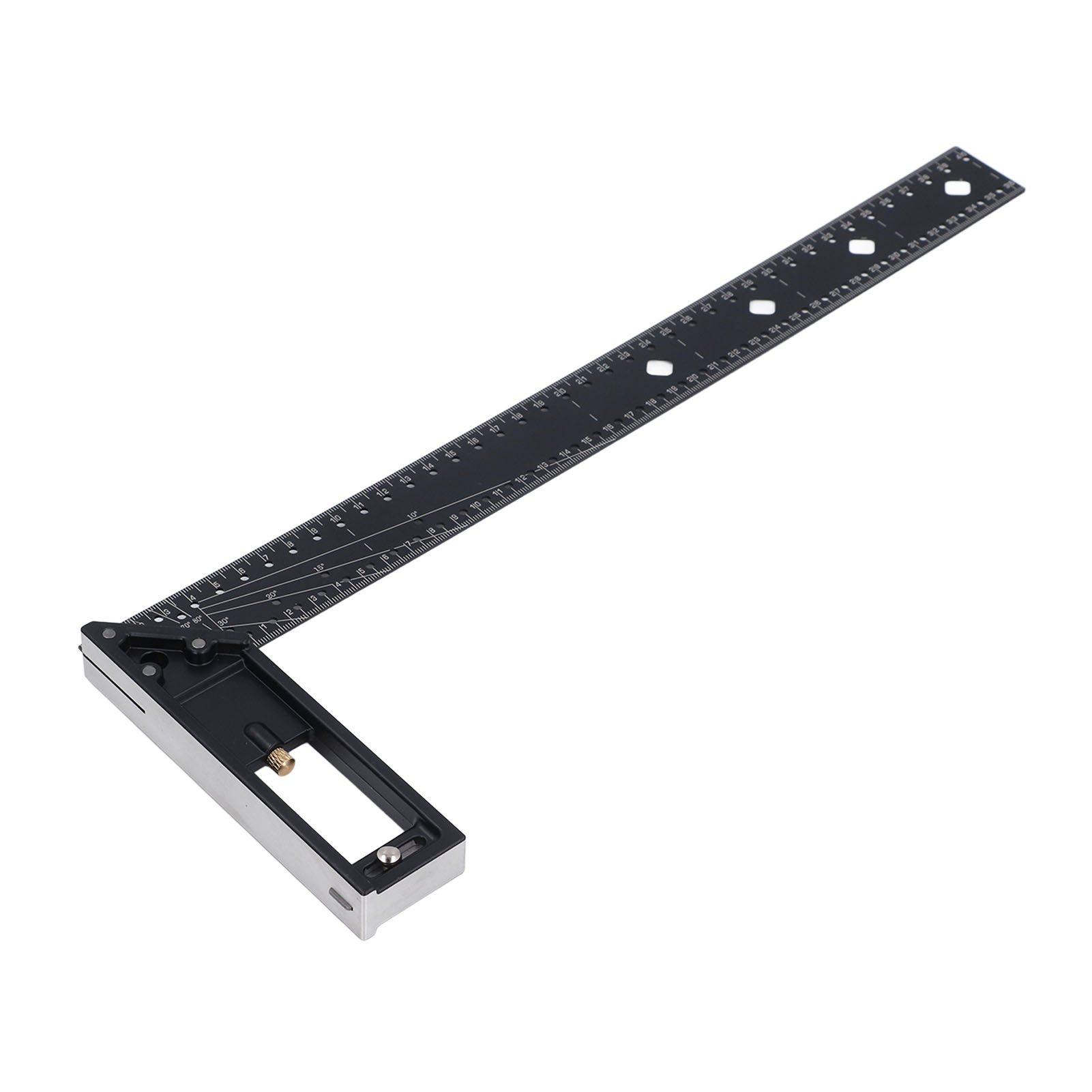 40 Cm (16 Zoll) Mehrwinkel-messlineal – 45°/90°-kombinationswinkel – Professionelles Markierungslineal Für Die Holzbearbeitung