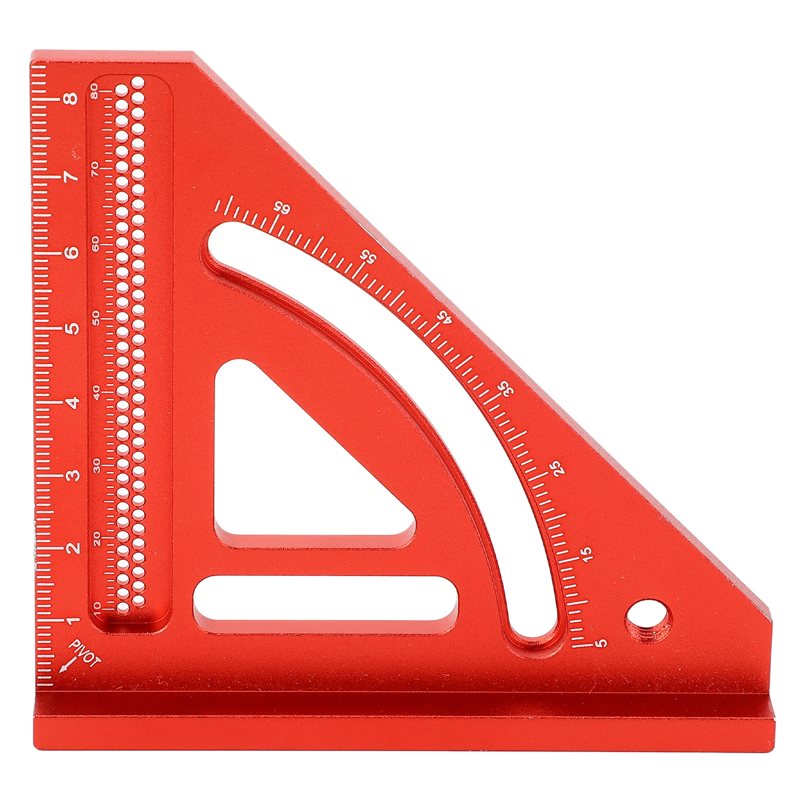 Zimmermannswinkel, Kleines, Integriertes Präzisions-dreiecklineal Aus Aluminium, Holzbearbeitungswerkzeug