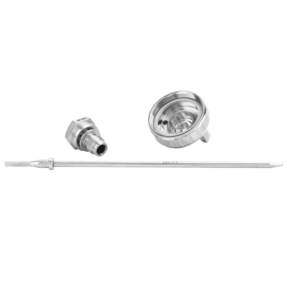 Set Mit 3 Düsennadelspitzen Aus Edelstahl, Kompatibel Mit Der Pneumatischen Farbspritzpistole W-101 (1,3 Mm)