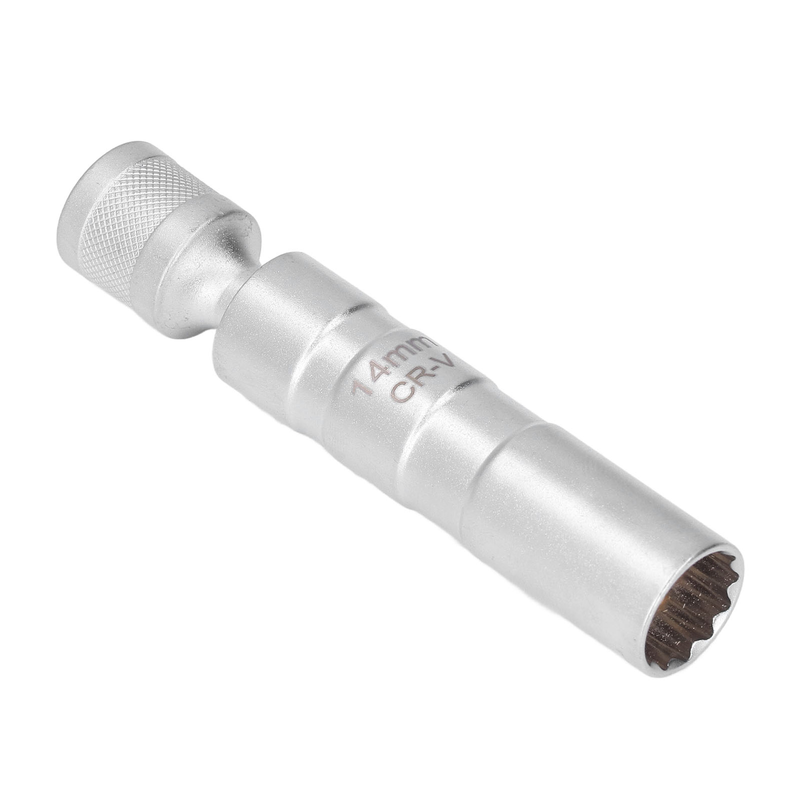 Universeller Magnetischer Zündkerzensteckschlüssel, 3/8" Dünnwandig, 12-kant, 14 Mm / 0,55 Zoll Aus- Und Einbauwerkzeug