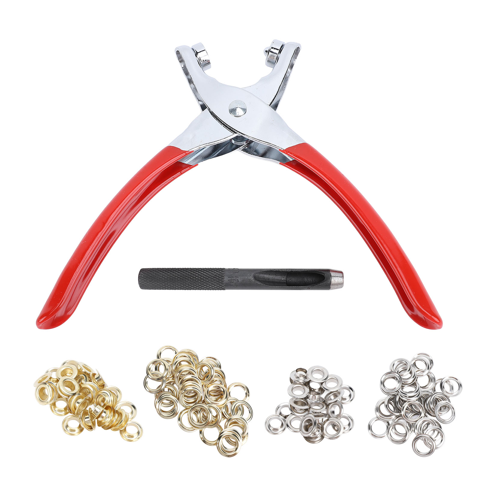 1/2"-ösen-set Für Stoff, Manuelle Lochzange, Druckwerkzeug, Mit 600 Silbernen Und Goldenen Ösen Für Bastelarbeiten