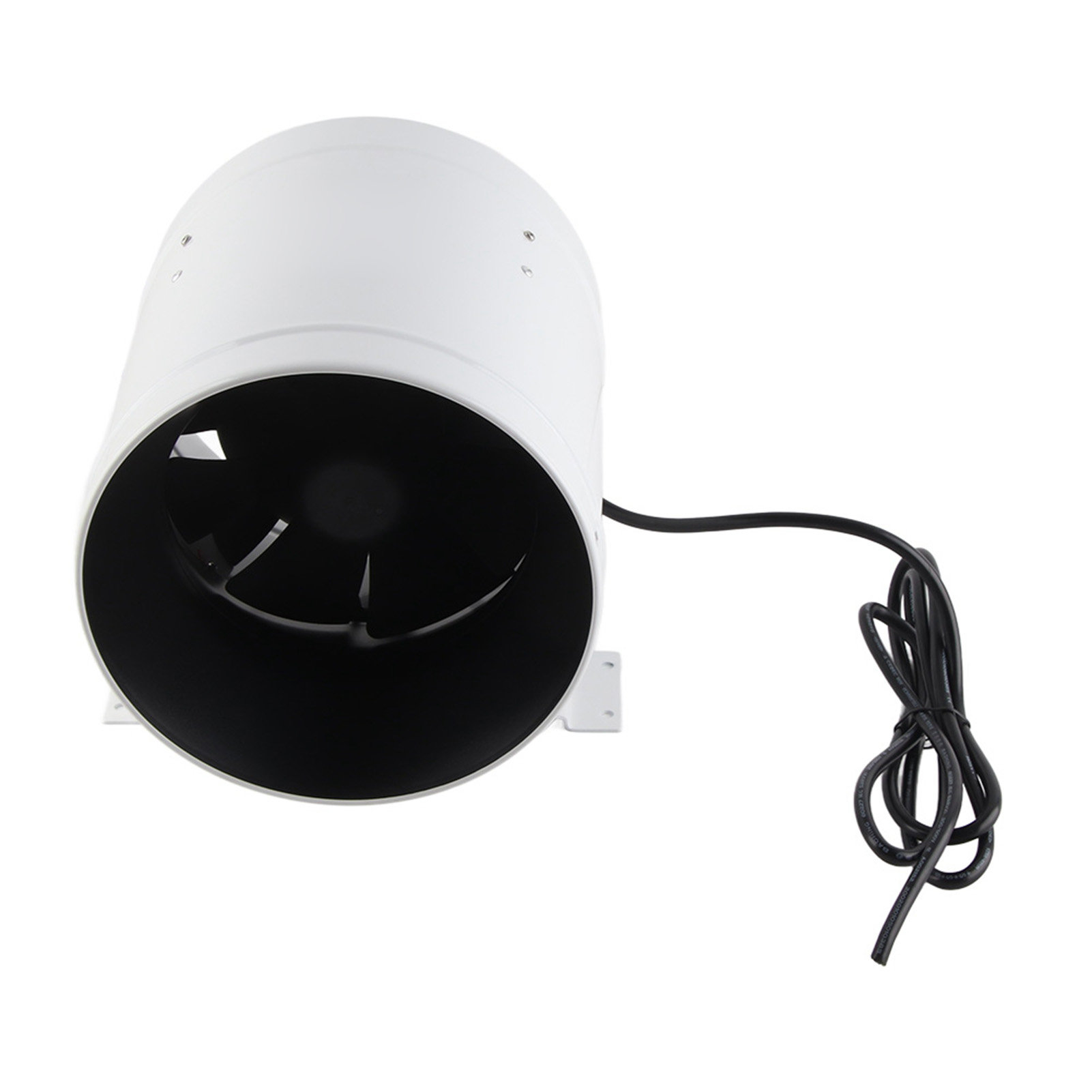 8-zoll-rohrventilator Mit Einstellbarer Drehzahl Für Hotelzimmer, 75 W, 3800 U/min, 1205 M Förderhöhe, 710 Cfm Luftdurchsatz, 220 V Wechselstrom