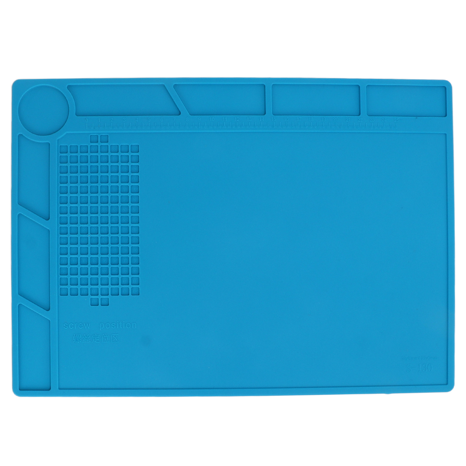 Blaue Silikon-lötmatte, Wärmeisolierend, Rutschfest Und Korrosionsbeständig, Für Handys Und Pcs