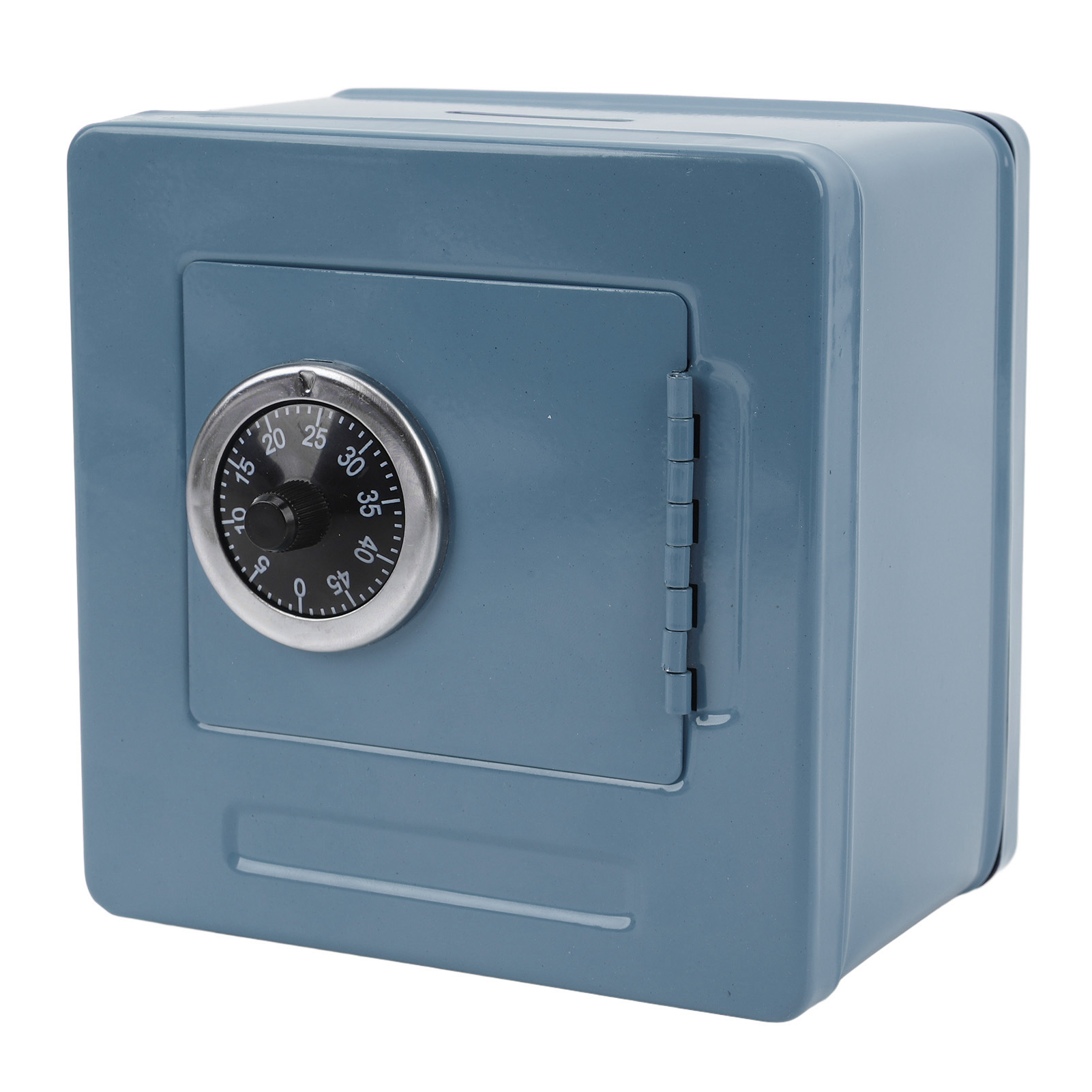 Robuster Metall-zahlensafe, Geräumige Und Multifunktionale Aufbewahrungsbox Für Schecks Und Schlüssel, Blau