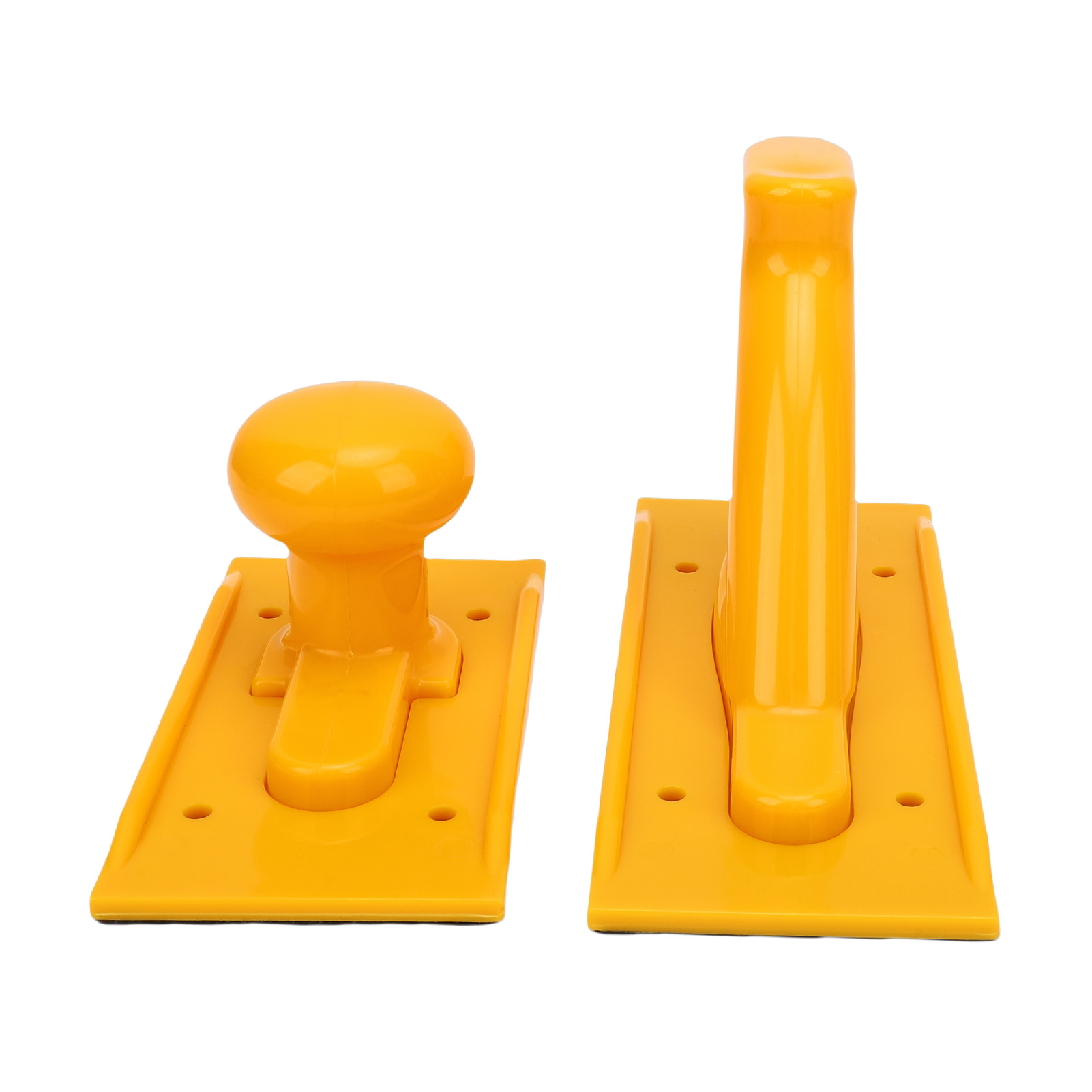 Set Aus 2 Schiebegriffen Für Die Holzbearbeitung, Mit Abgerundetem Und Abgewinkeltem Griff Sowie Rutschfester Unterlage Für Kreissäge, Oberfräse, Bandsäge Und Hobelmaschine.