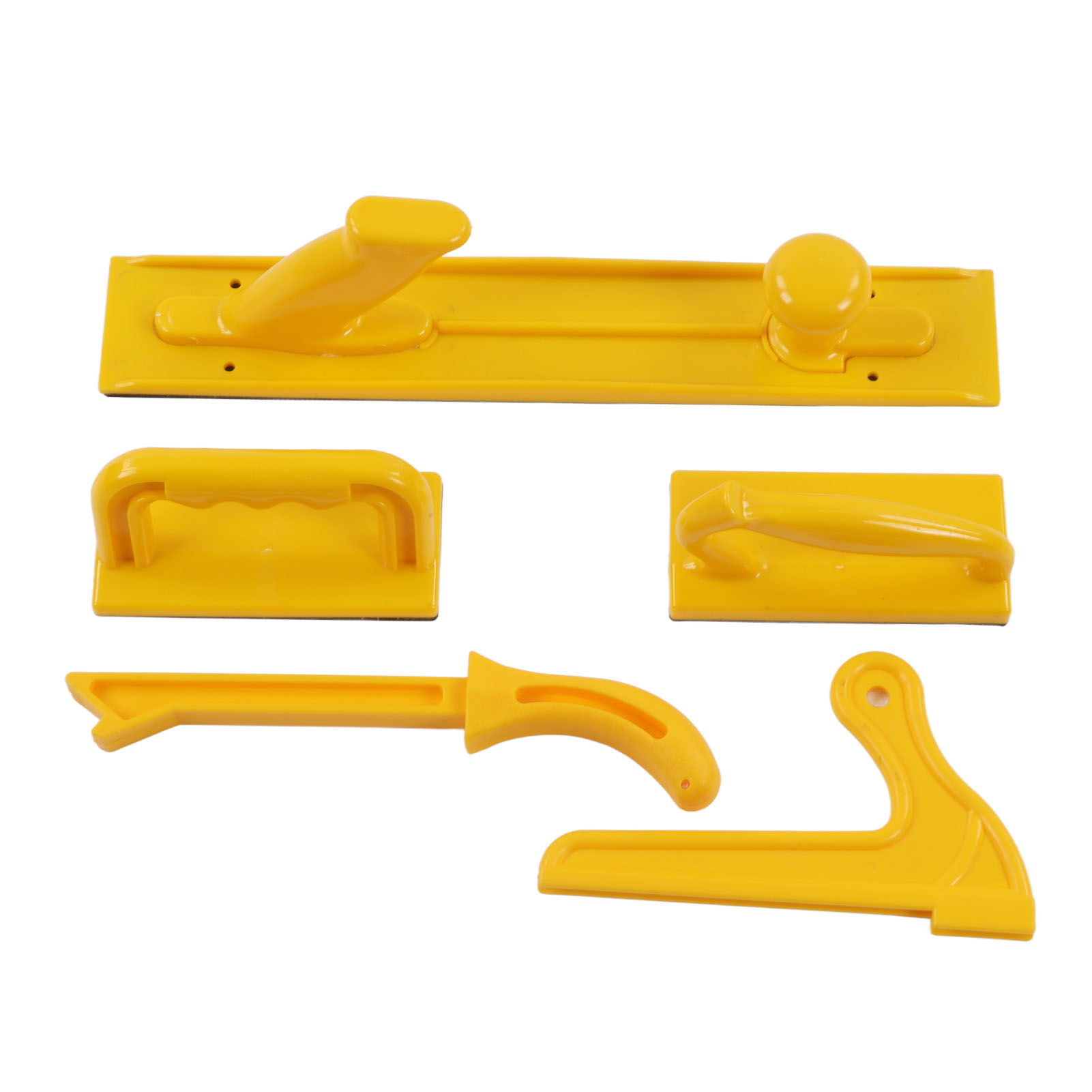 Set Mit 5 Sicherheitswerkzeugen Für Tischkreissägen, Inklusive Schiebeblock Und Handschutz.