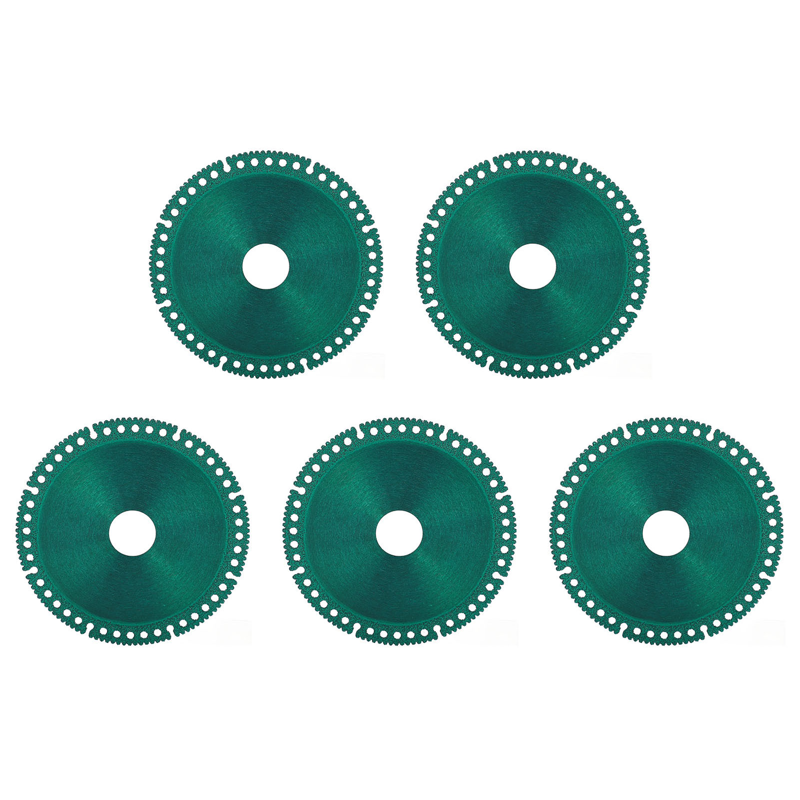 5-teiliges Multifunktions-sägeblatt, Außendurchmesser 100 Mm, Innendurchmesser 20 Mm, Grüne Trennscheibe Für Winkelschleifer, Ideal Für Glas.