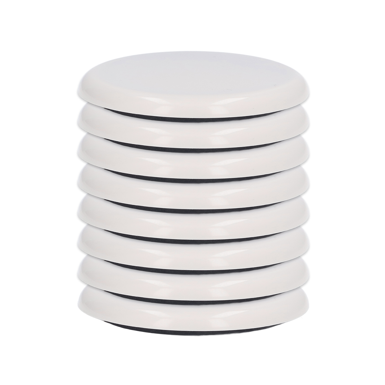 Set Mit 8 Wiederverwendbaren Möbelgleitern Für Teppiche, Oberflächenschutz Und Müheloses Verschieben, Rund, Grün Gepunktet, 12,7 Cm (5 Zoll)