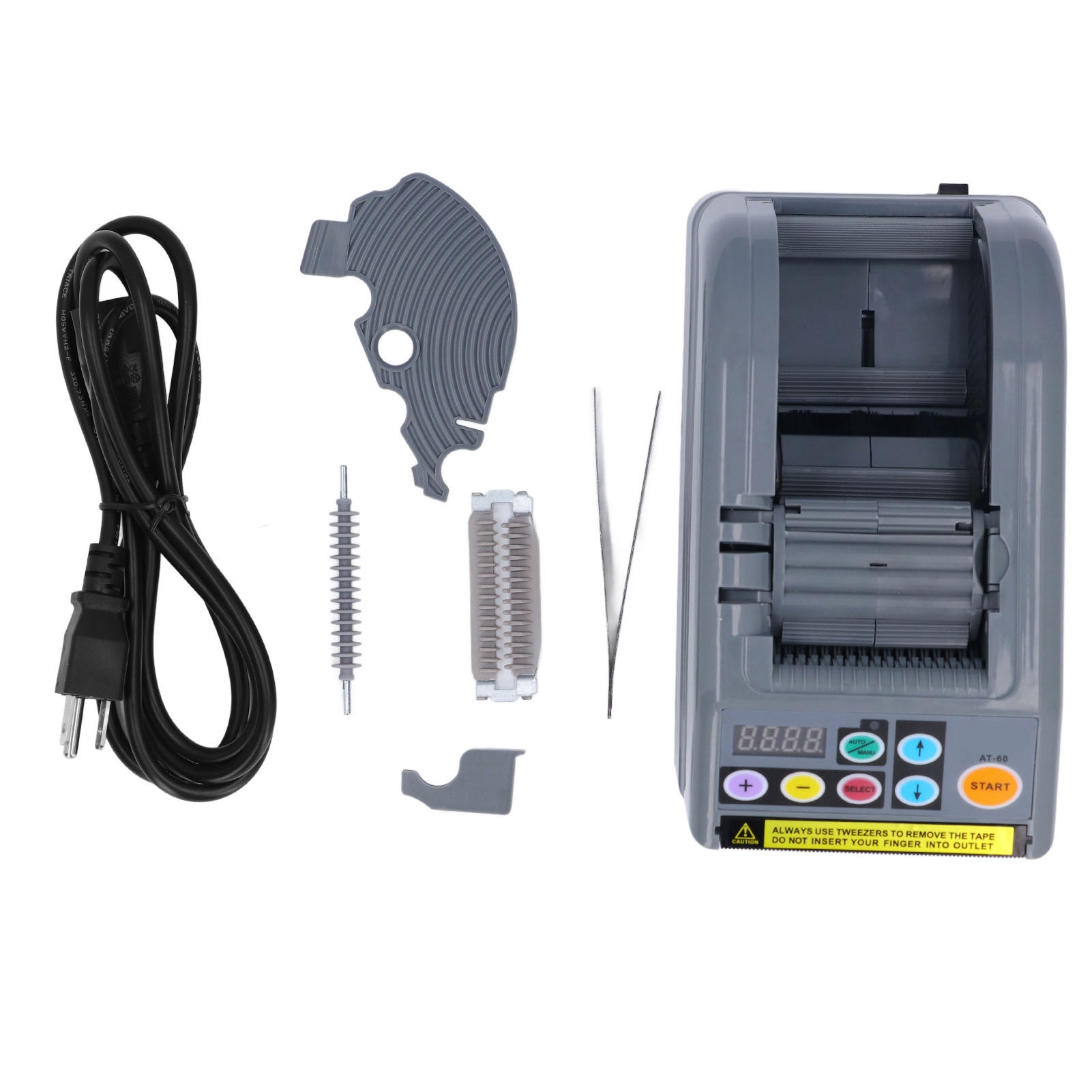 Automatischer Elektrischer Klebebandabroller, Schnittbreite 6 Bis 60 Mm, Schnittlänge 999 M, Klebebandschneidemaschine, 100–120 V, Us-stecker
