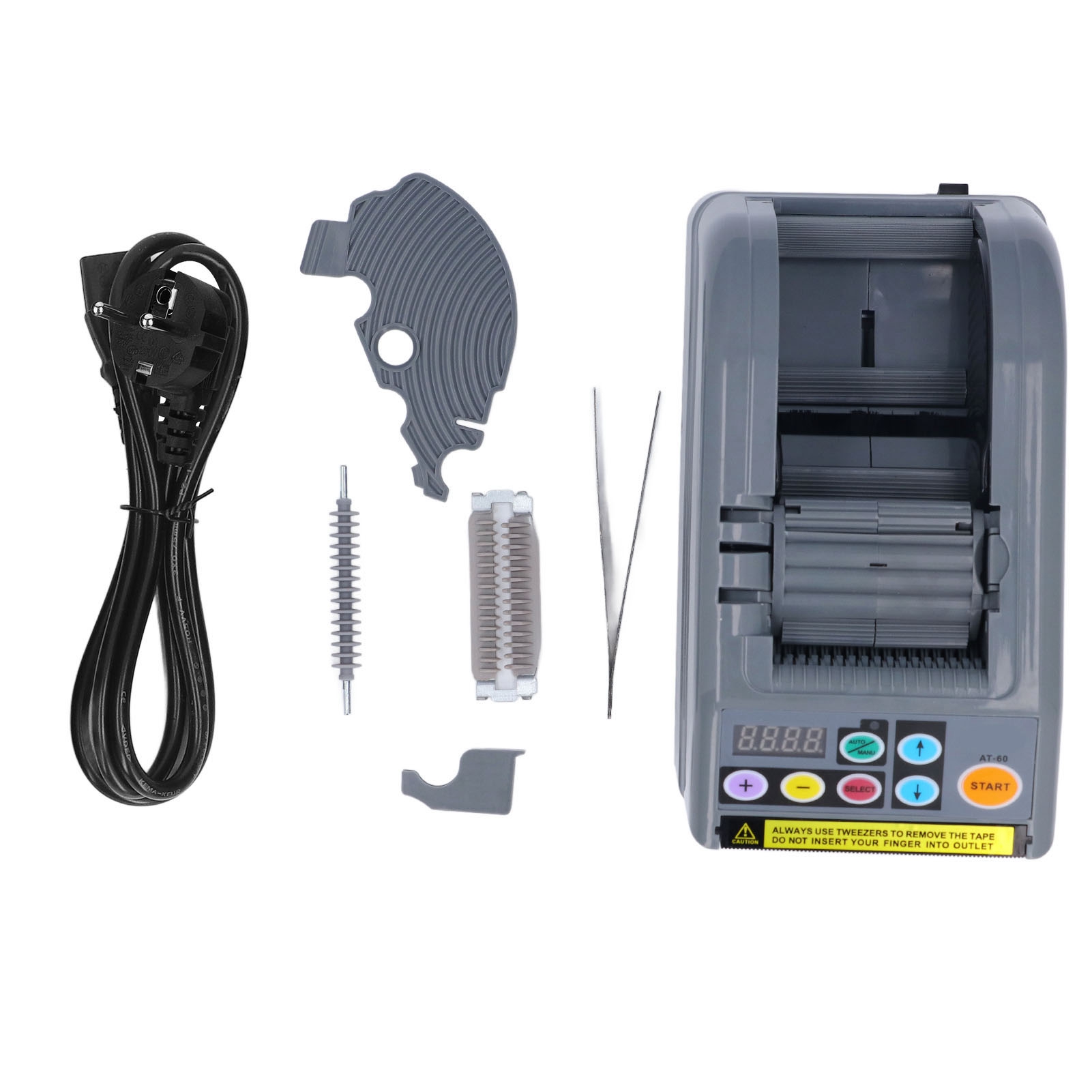 Automatischer Elektrischer Klebebandabroller, Schnittbreite 6 Bis 60 Mm, Schnittlänge 999 M, Klebebandschneidemaschine, Eu-stecker 220–240 V
