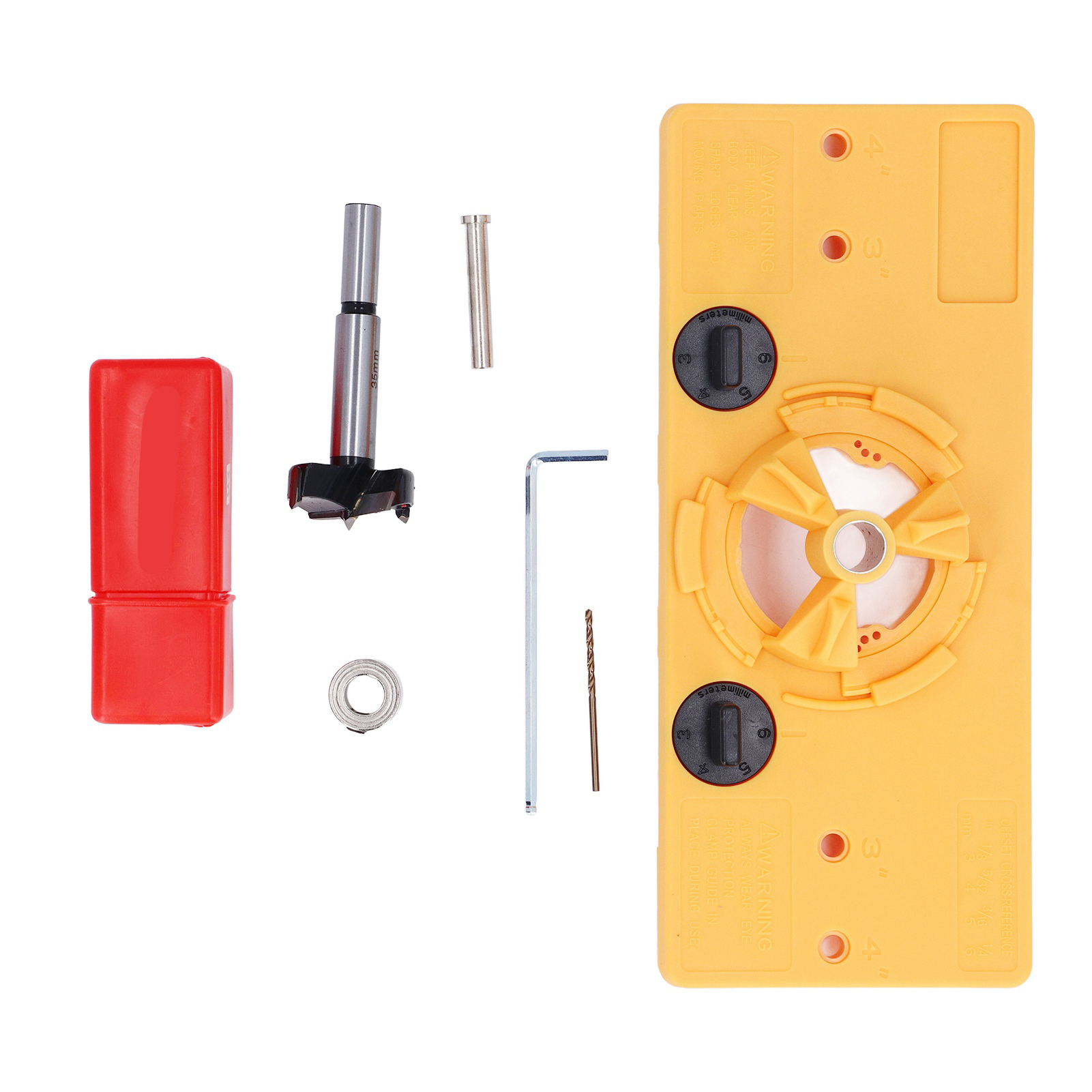 Diy-bohrschablone (35 Mm) Für Verdeckte Scharniere Zur Montage Von Kleiderschranktüren