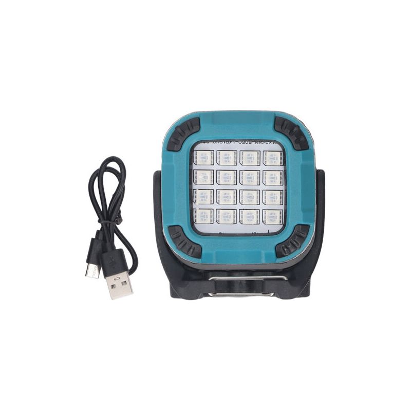Magnetische Cob-arbeitsleuchte, Wiederaufladbare Led-campingleuchte Mit Usb-anschluss – 8 Farbmodi, 360°-drehung, Faltbar Und Tragbar Für Den Einsatz Im Freien, Beim Camping, Bei Autoreparaturen Usw.