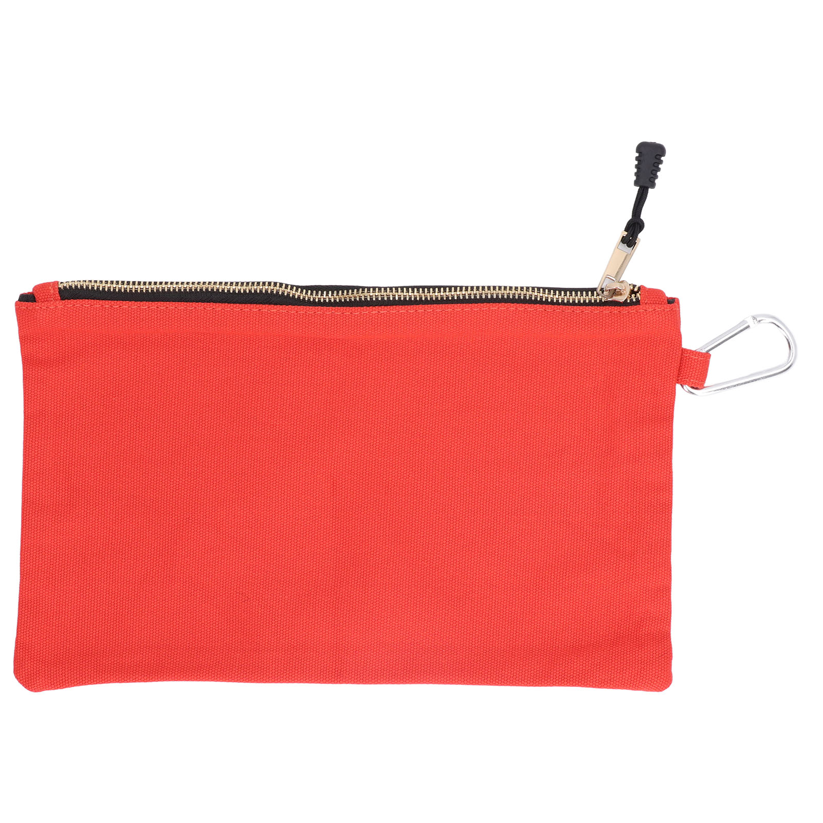 Mehrzweck-werkzeugtasche Aus Wasserdichtem Canvas Mit Reißverschluss Und Karabinerhaken, Tragbar, Orange
