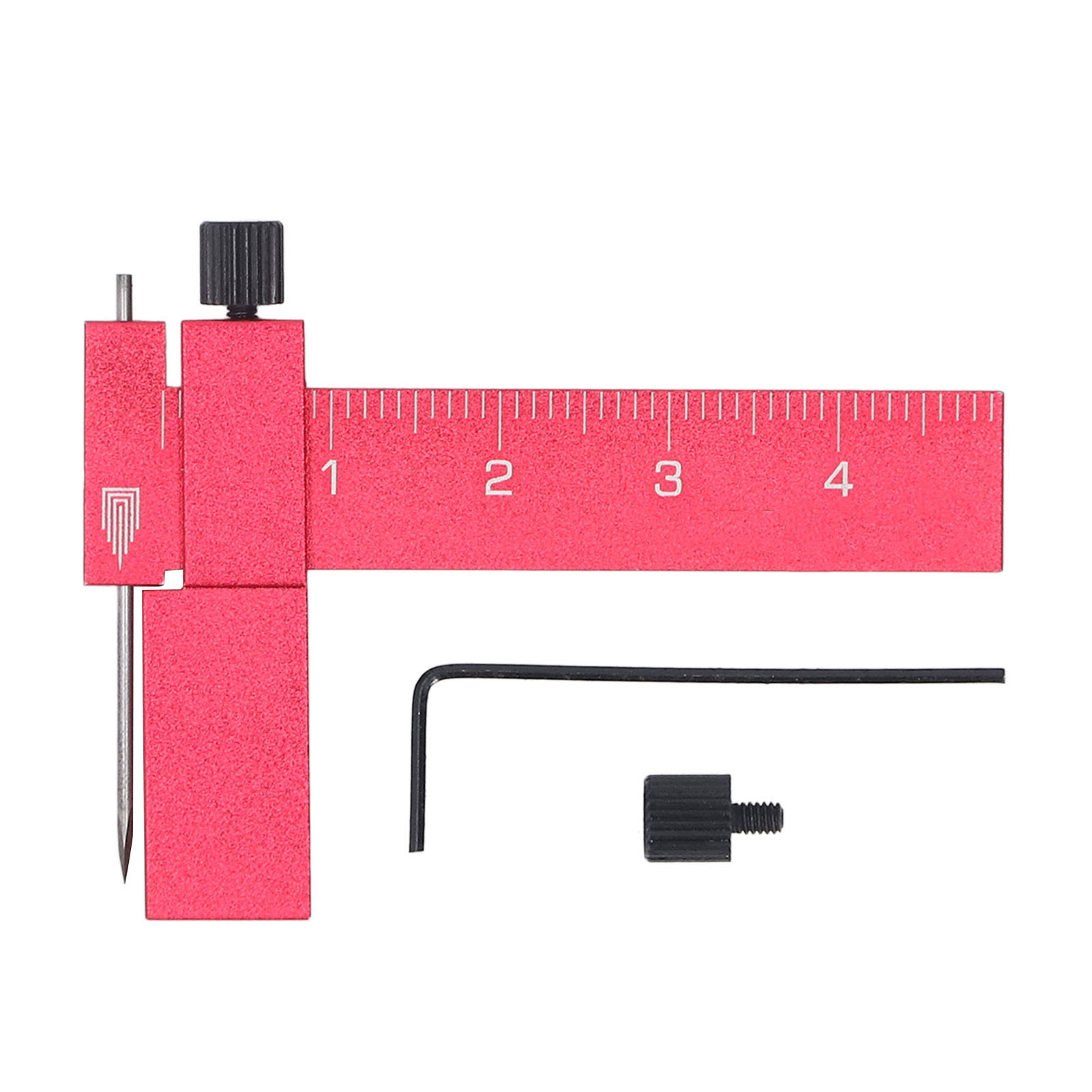 Äquidistantes Parallelplottermodell, Verstellbares Isometrisches Zeichenlineal, Liniengravurwerkzeug, Rot