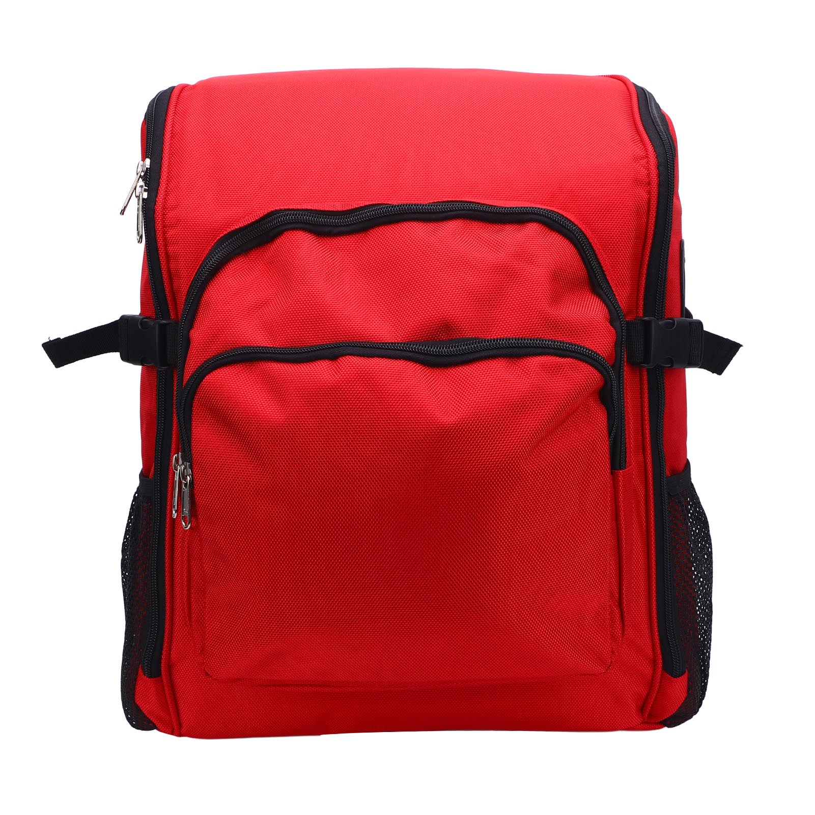 Rucksack Für Reinigungsutensilien 45 X 32 X 19 Cm, Großes Fassungsvermögen, Aus Spritzwassergeschütztem 1000d Oxford-gewebe, Rot.