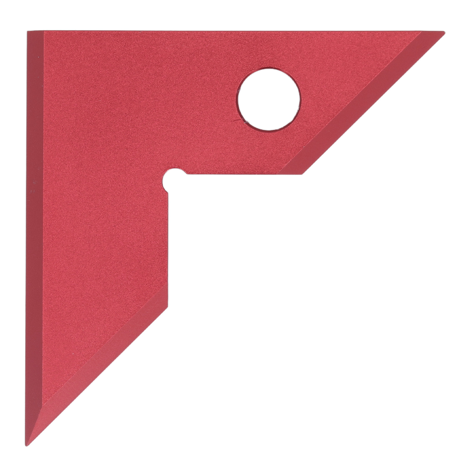 45°/90°-winkelmesser, Präzise Positionierung, Aluminiumlegierung, Winkelmessgerät Für Tischkreissägen, Rot