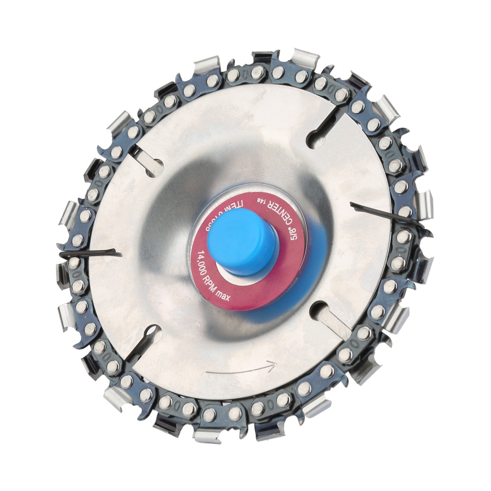 100 Mm (4 Zoll) Rote Schleifscheibe Mit 22 Zähnen, Zum Holzschnitzen.